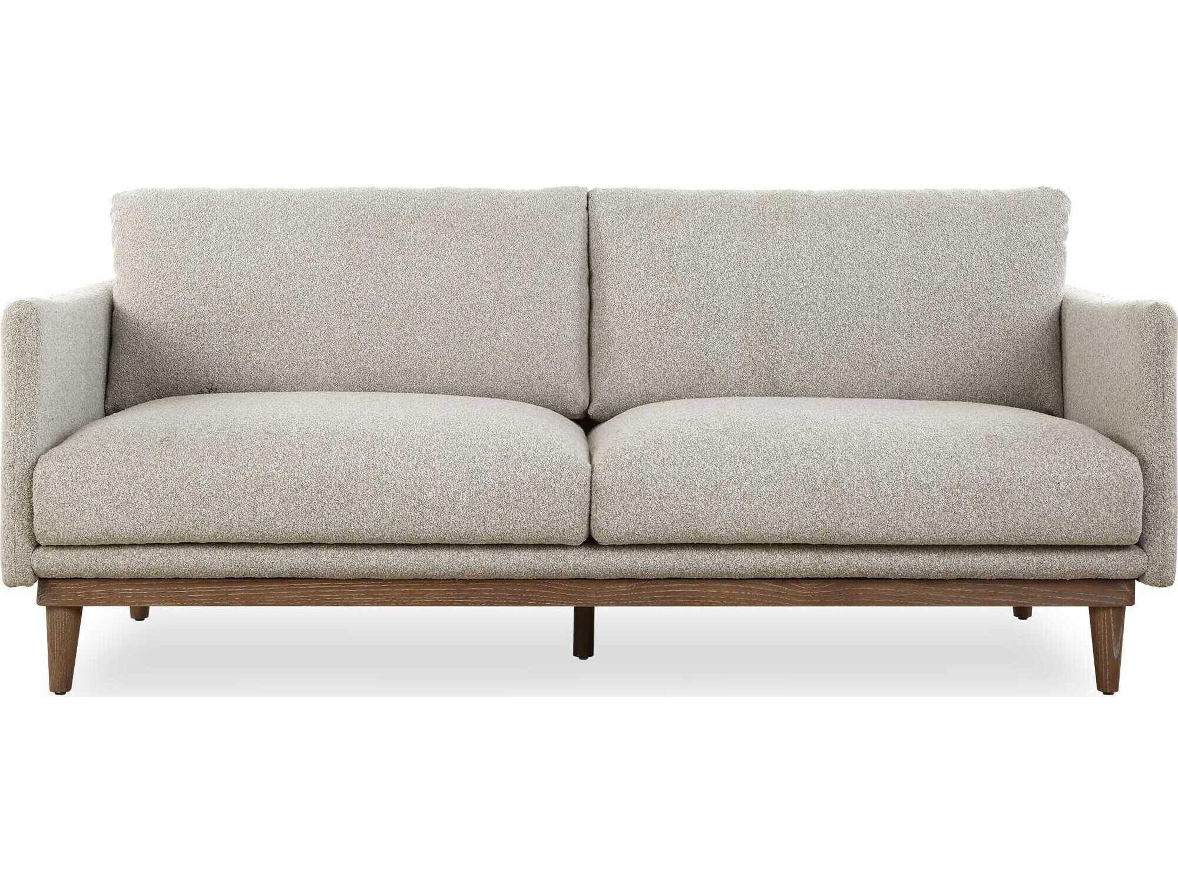 Uttermost Freefall Gray Upholstered Sofa