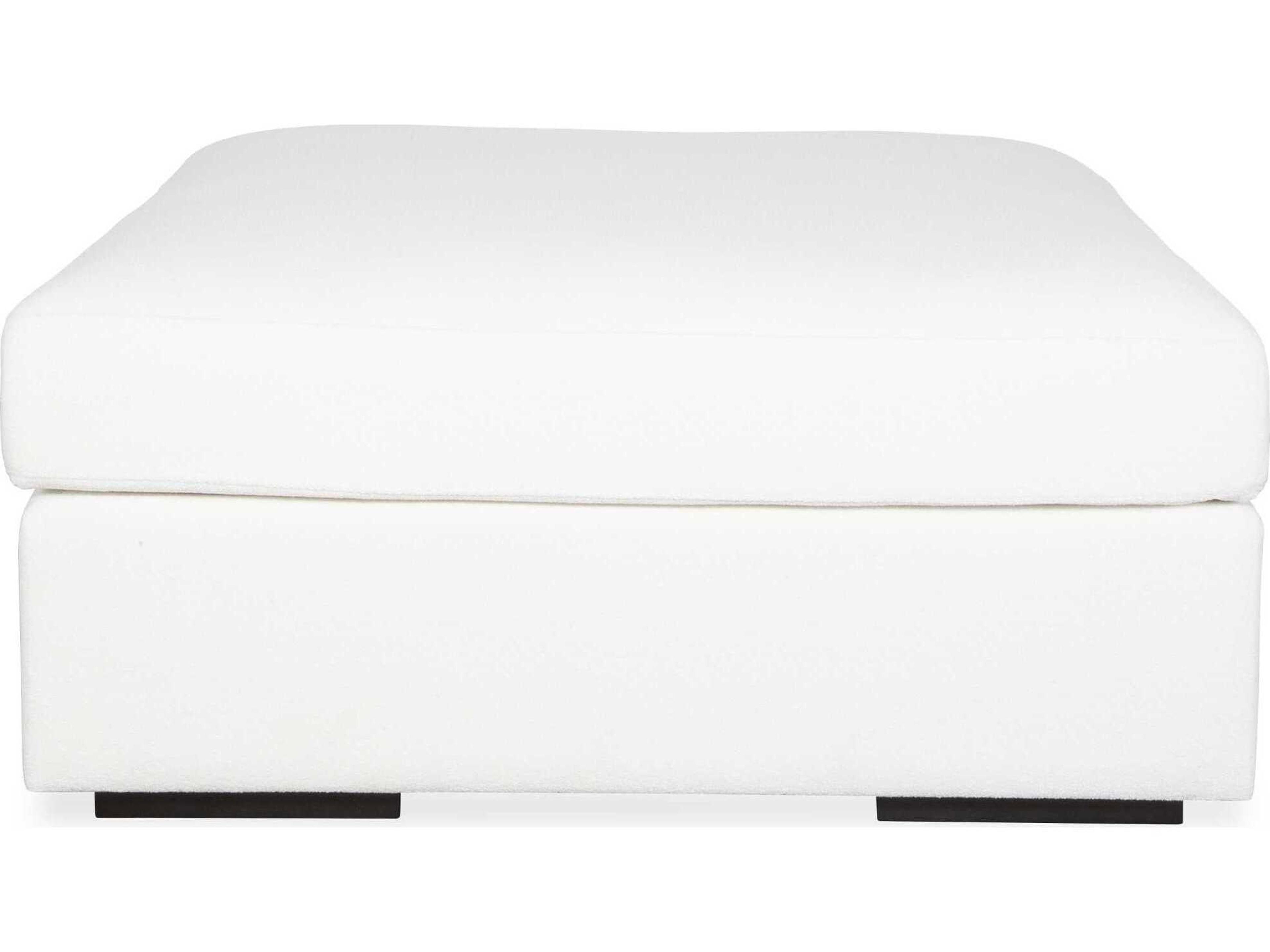 Uttermost Refuge Arctic White Upholstered Ottoman