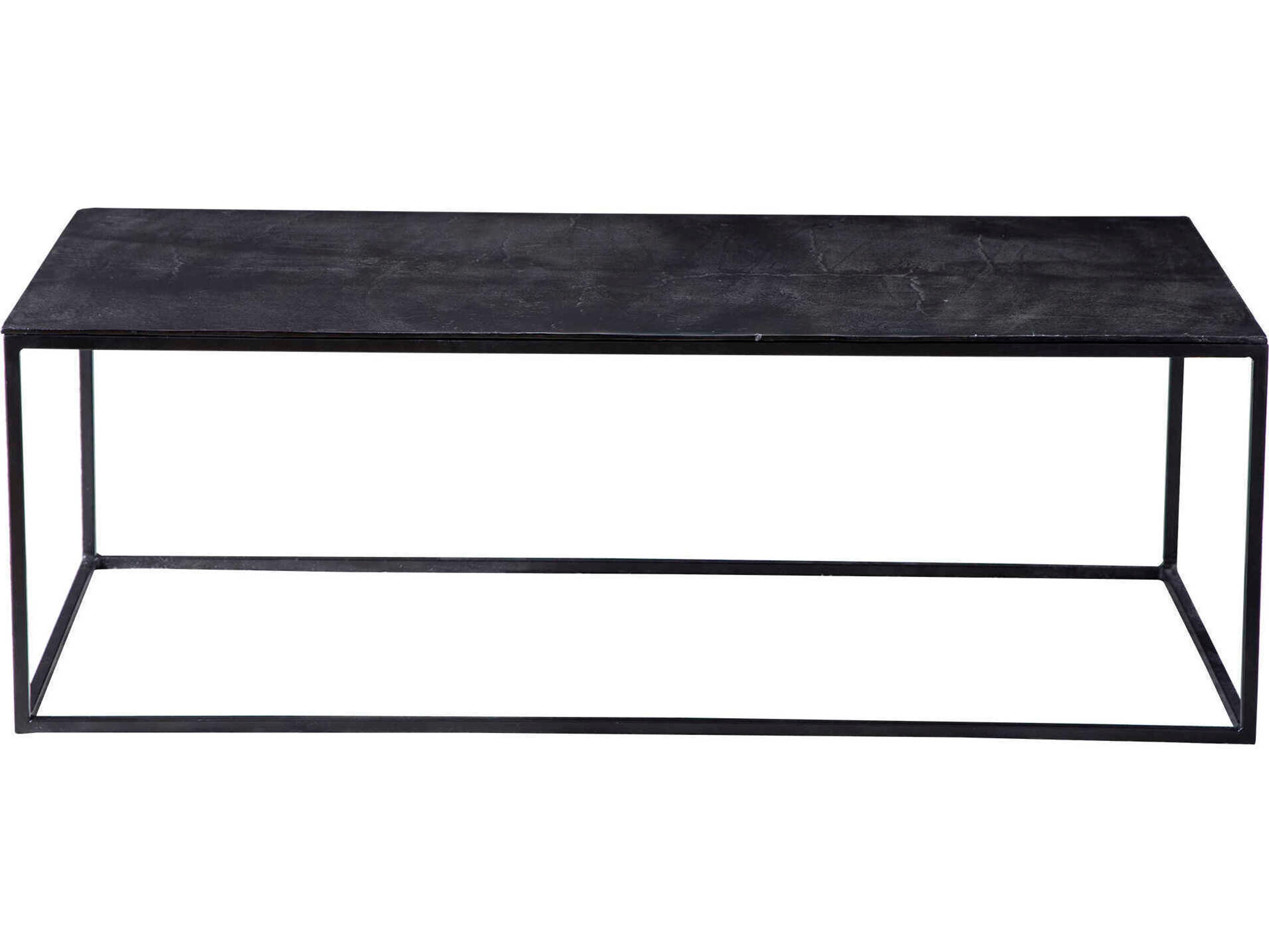 Uttermost Coreene Rectangular Metal Antique Bronze Coffee Table