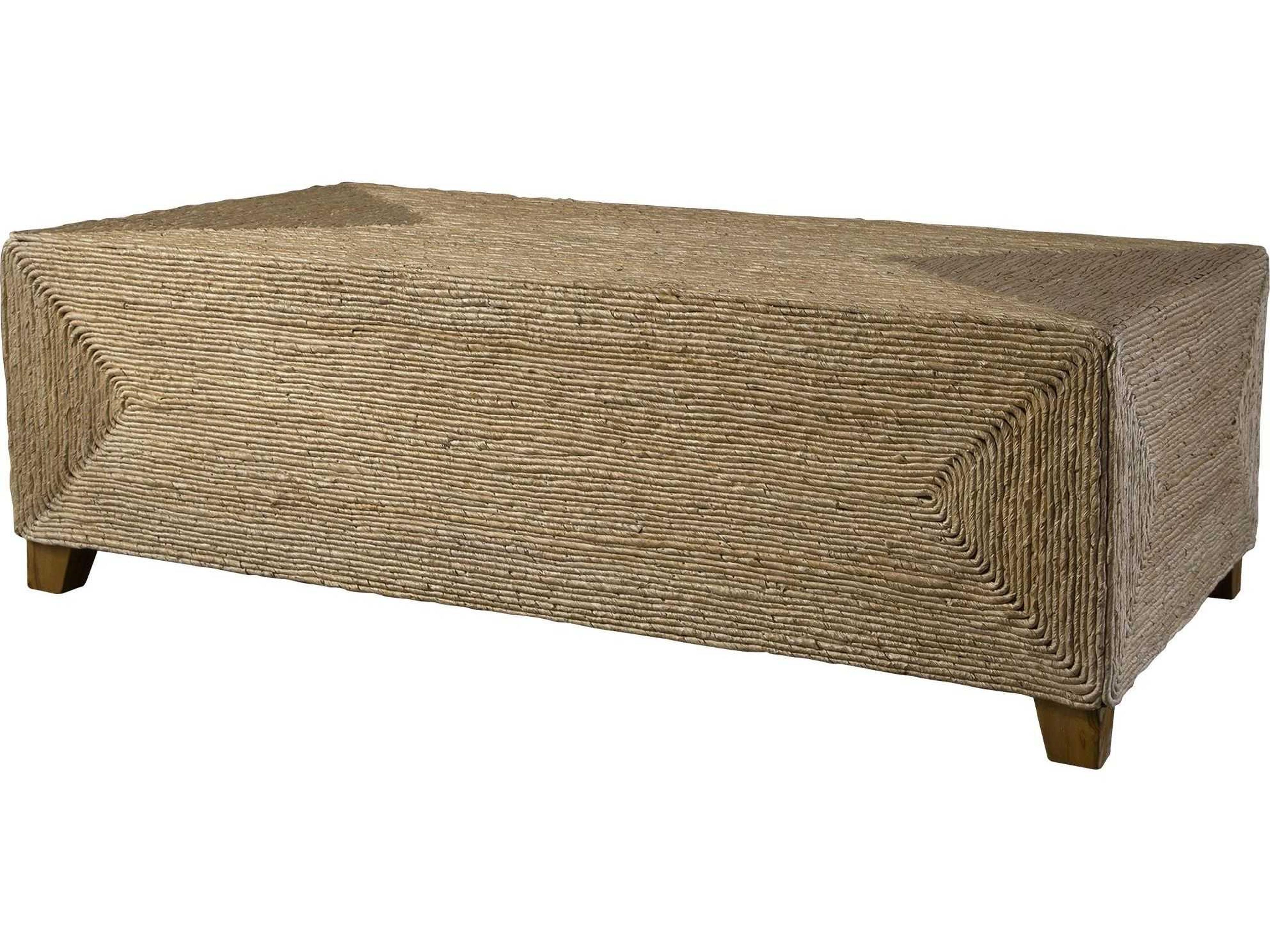 Uttermost Rora Rectangular Wicker Natural Coffee Table