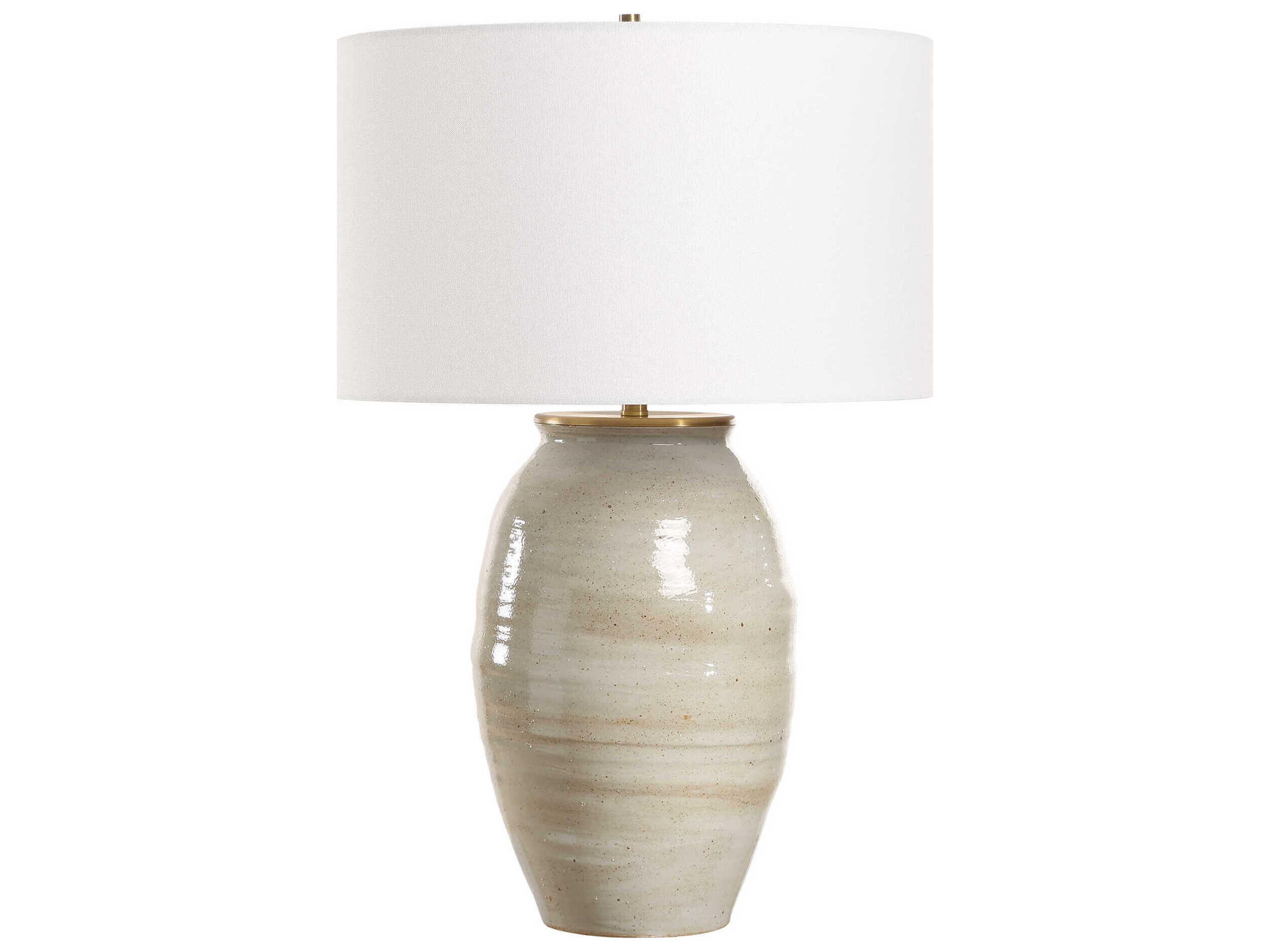 Uttermost Amos Gray Buffet Lamp