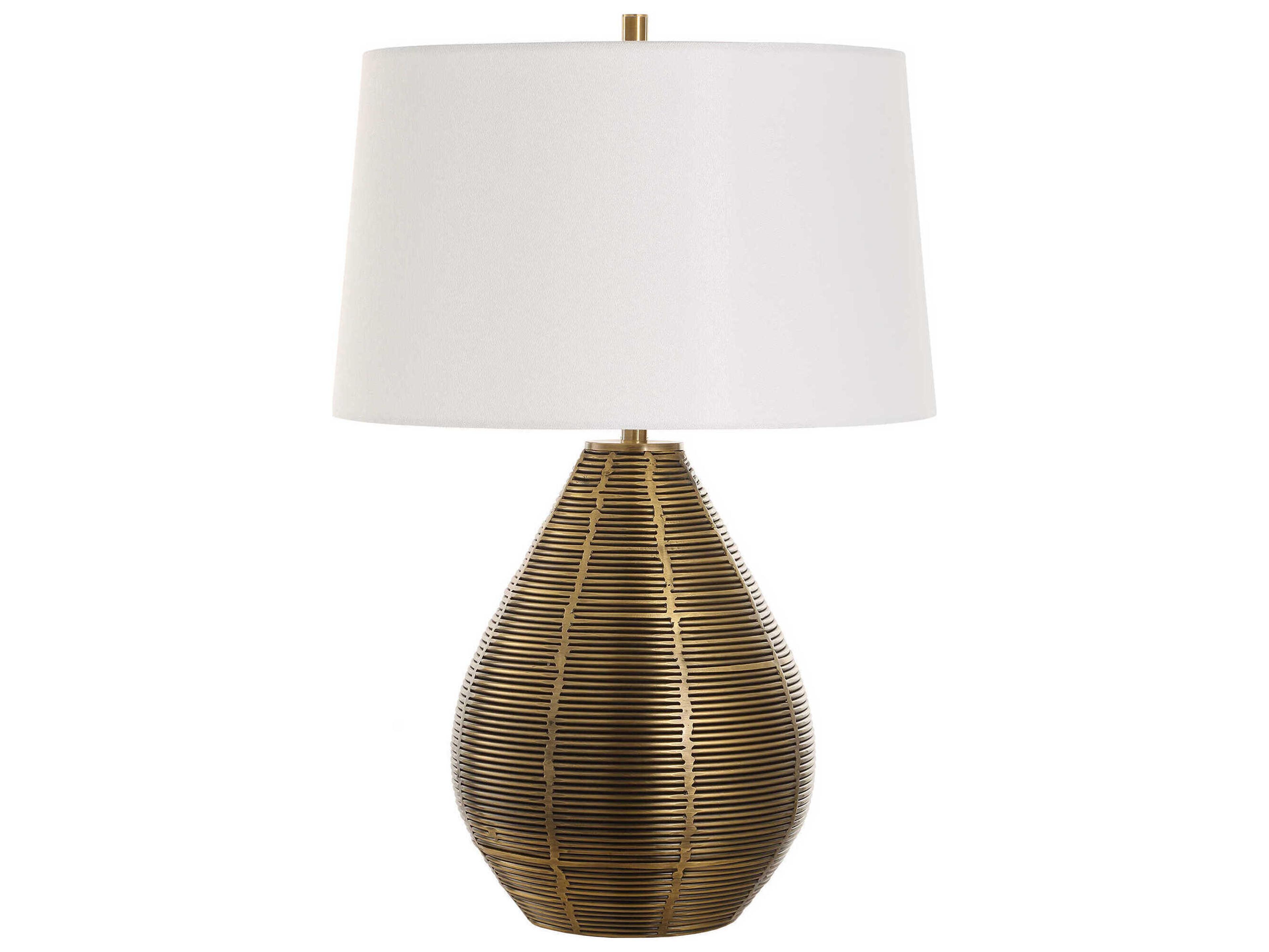 Uttermost Knowles Brushed Brass Buffet Lamp