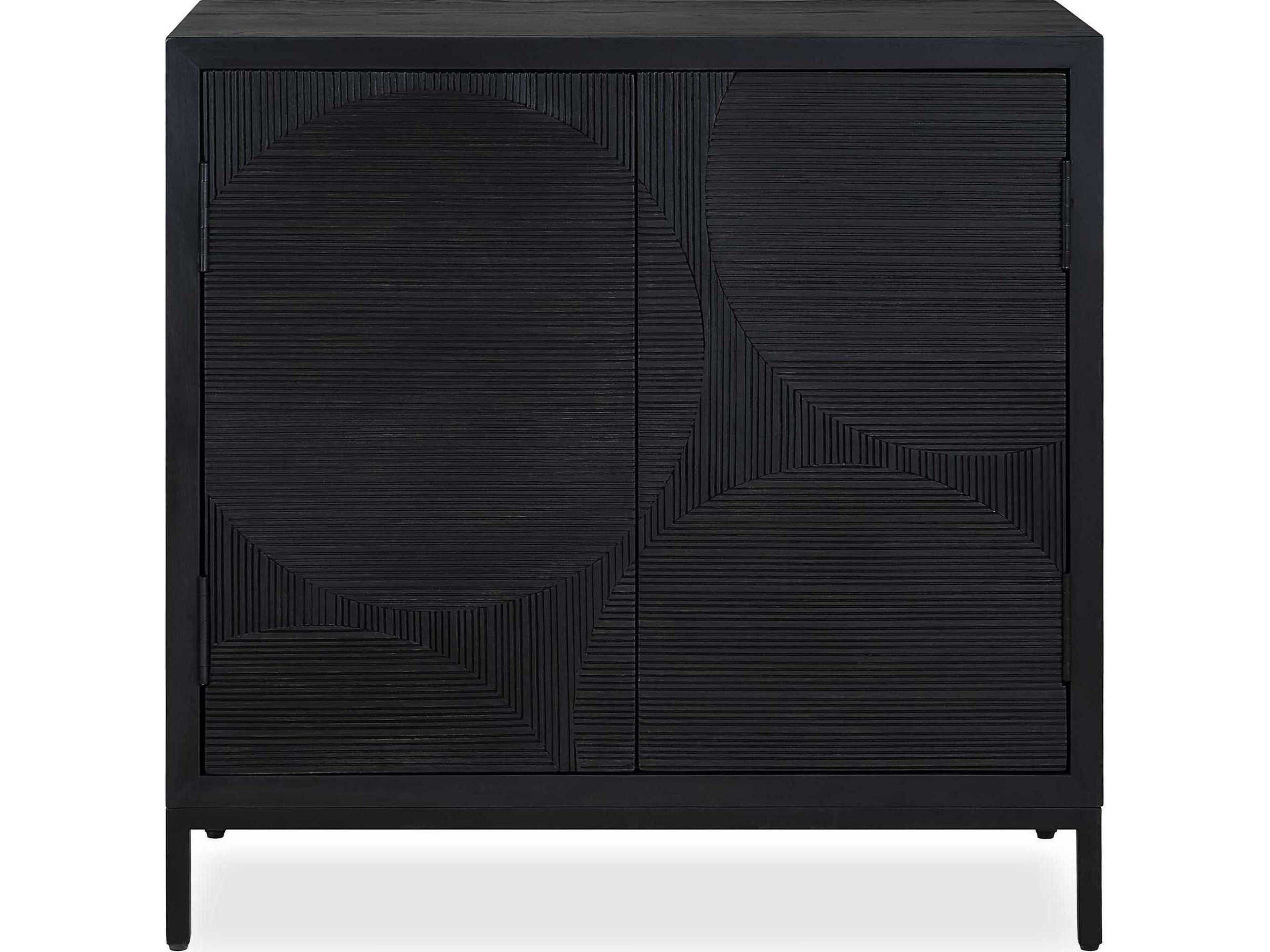 Uttermost Beswick Matte Black Accent Chest
