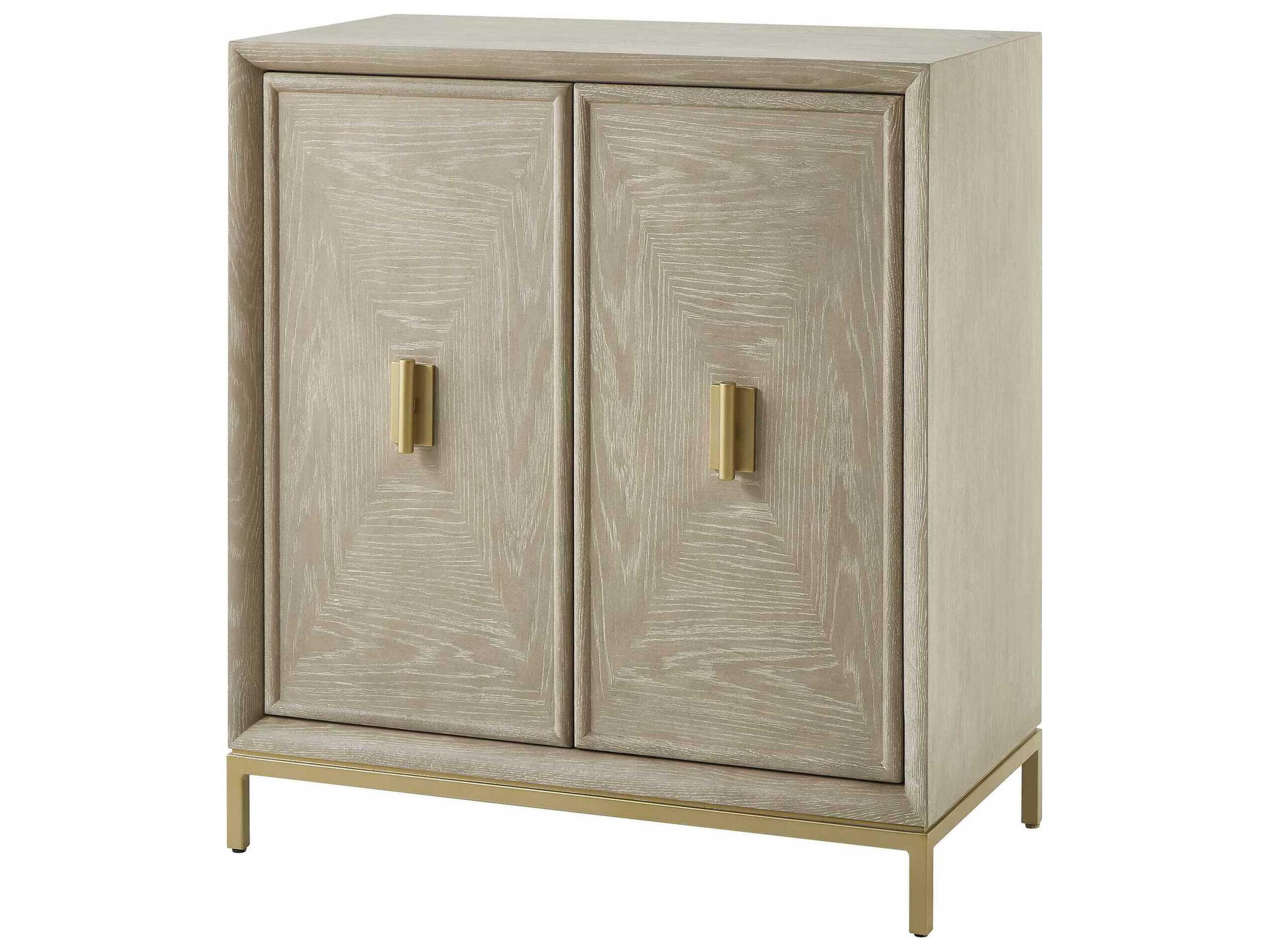 Uttermost Alessia Natural Beige Oak Wood Accent Chest