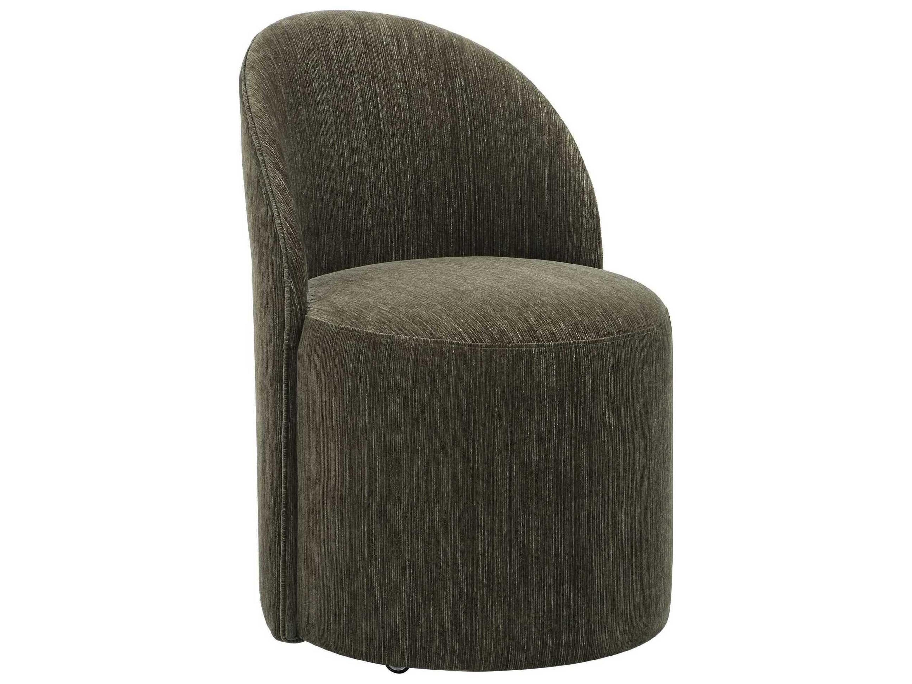Uttermost Roll With It Plywood Green Upholstered Armless Dining Chair