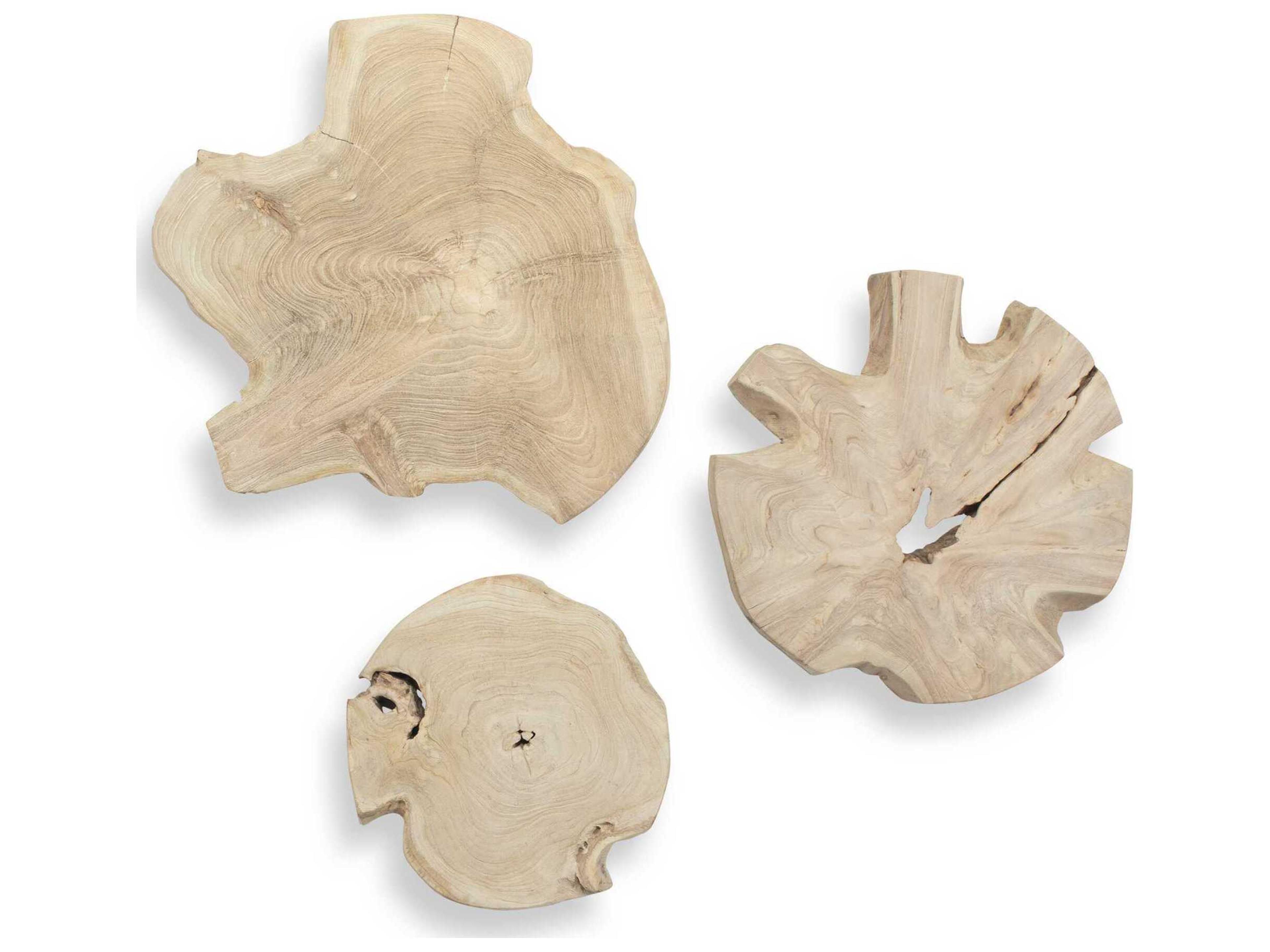 Uttermost Outdoor Kalani Wood Outdoor Wall Art Set of 3