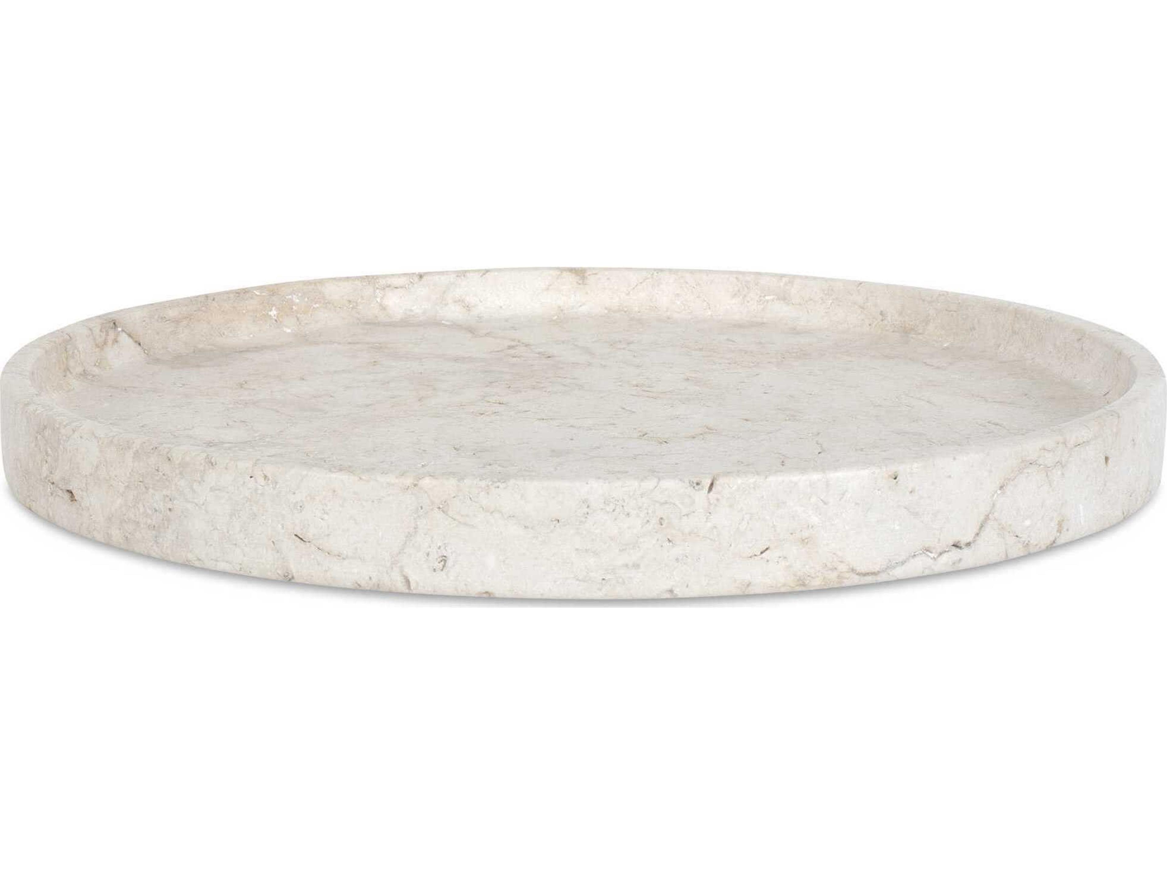 Uttermost Outdoor Travessa Outdoor Round Stone Tray