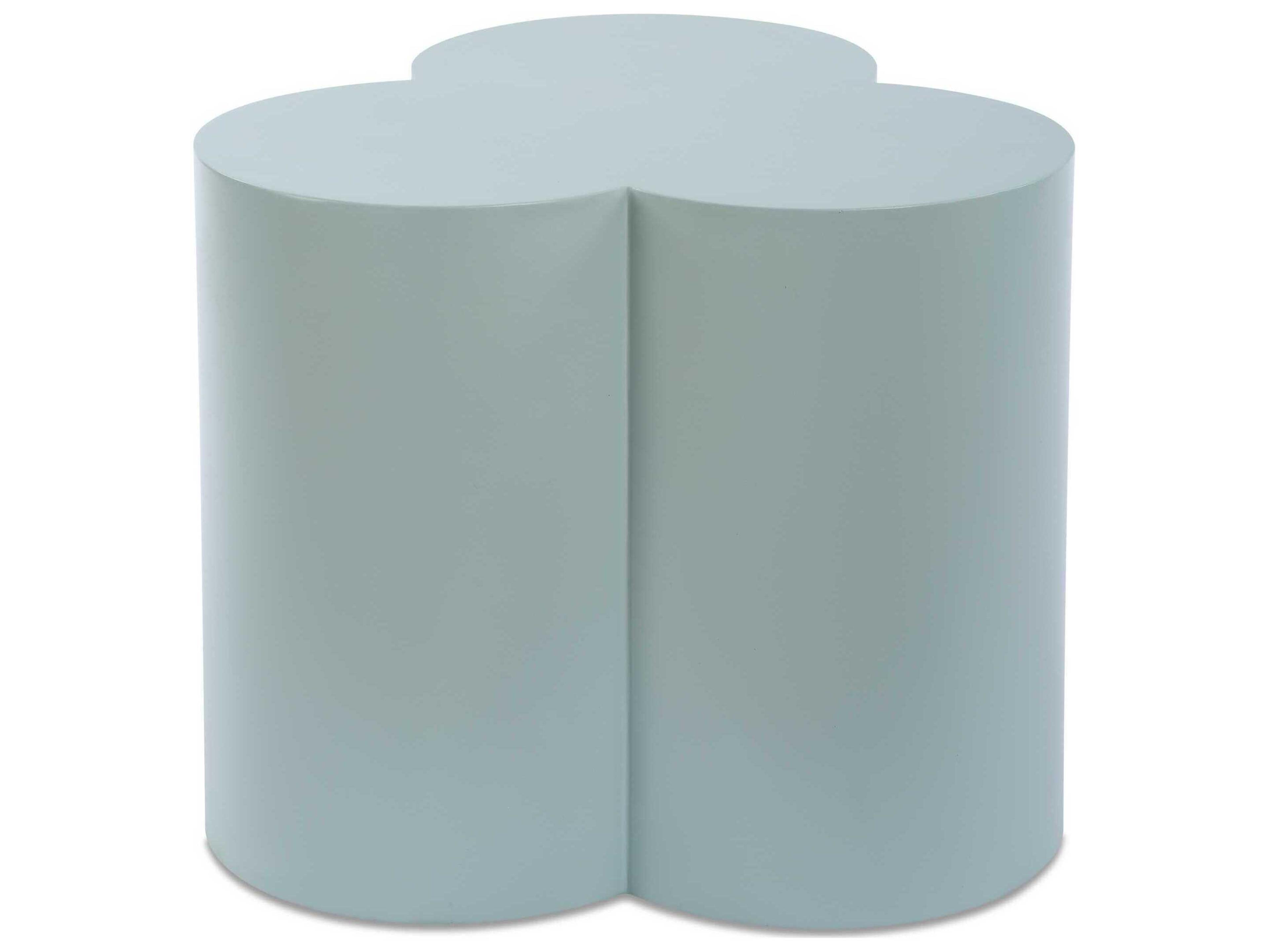 Uttermost Outdoor Beven Light Blue Metal End Table