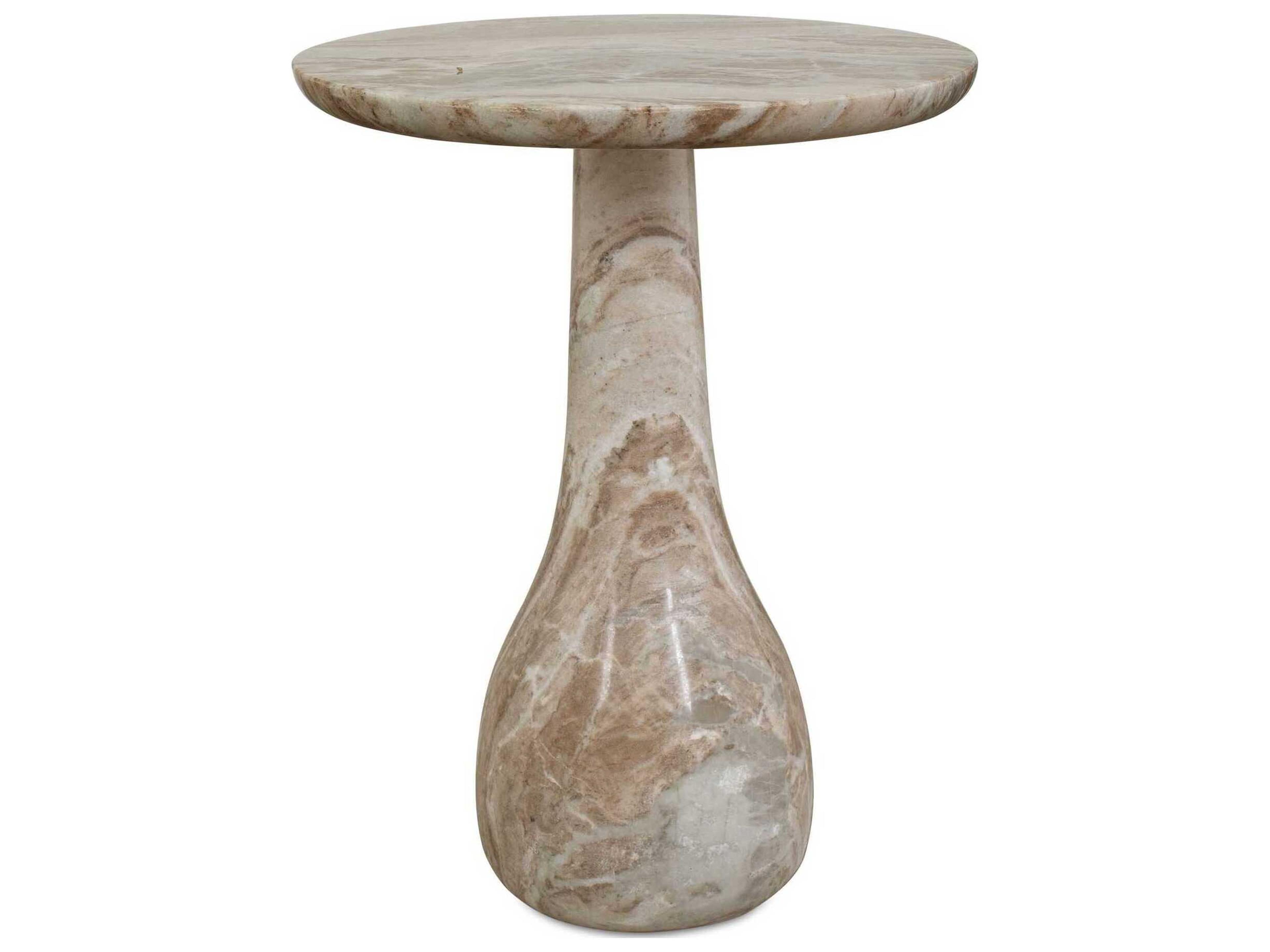 Uttermost Outdoor Shura Stone Round End Table
