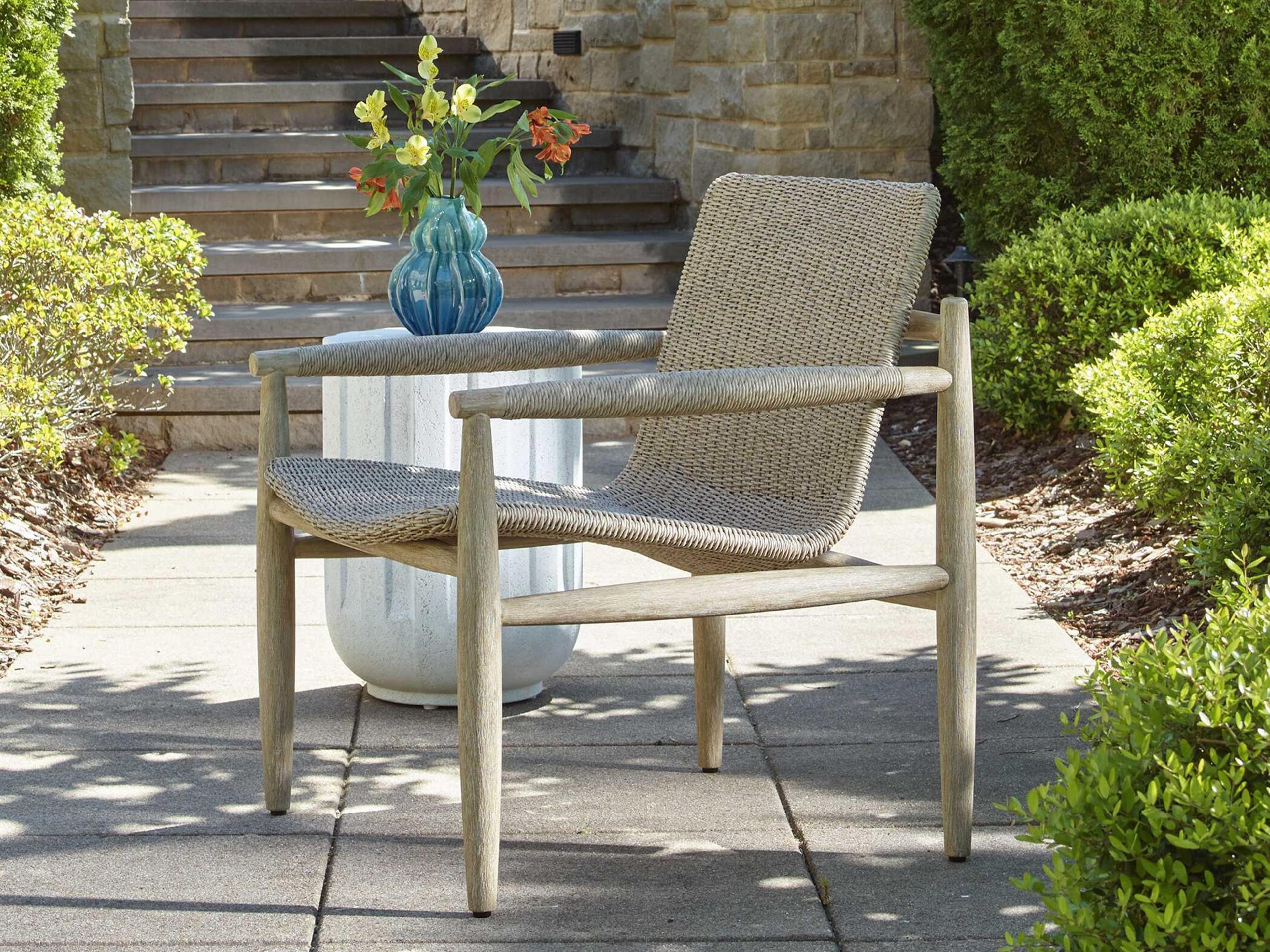 Uttermost Outdoor Sumba Wood Wicker Lounge Set