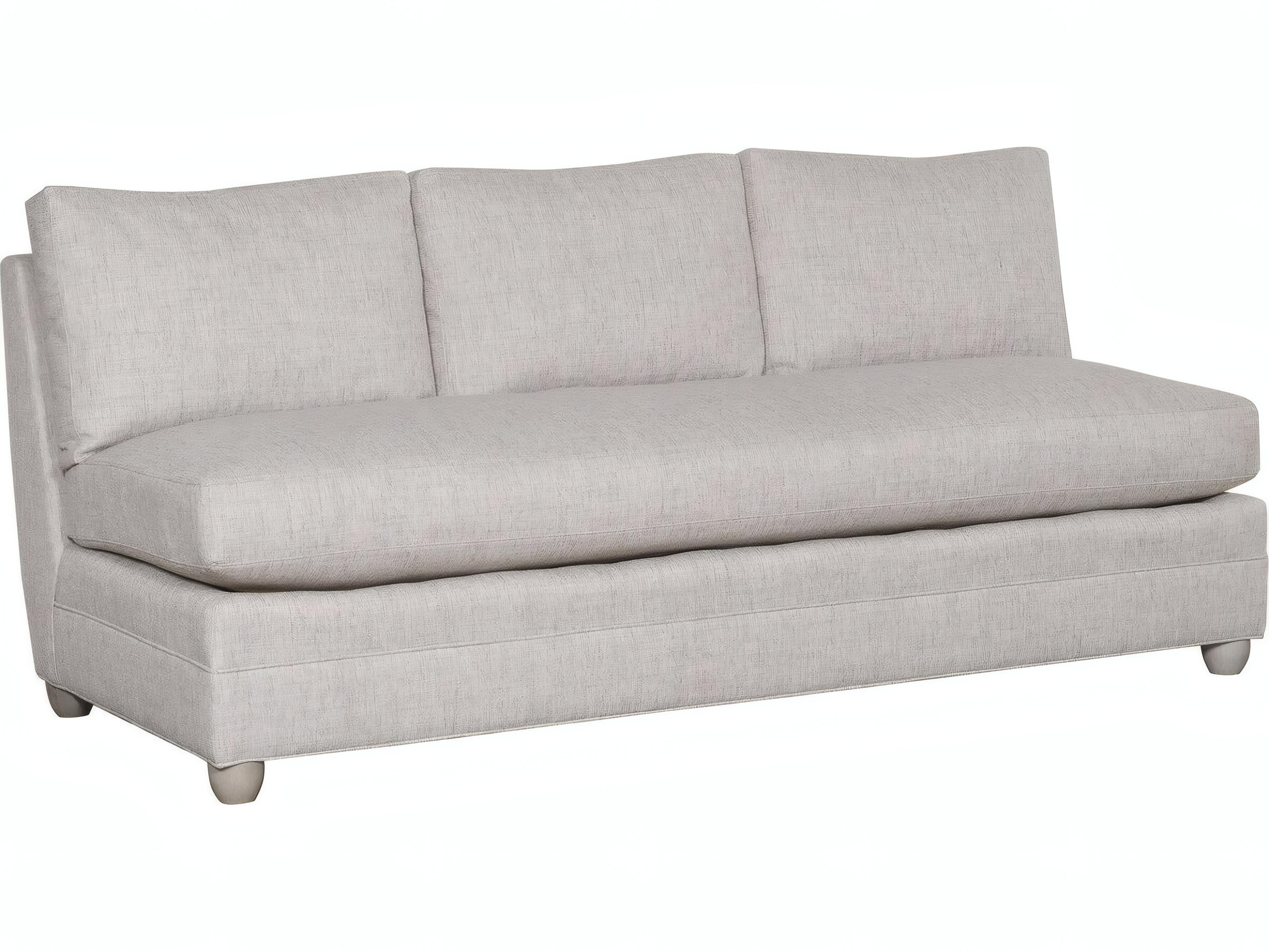 Vanguard Furniture American Bungalow Fairgrove Armless Bench Seat Sofa