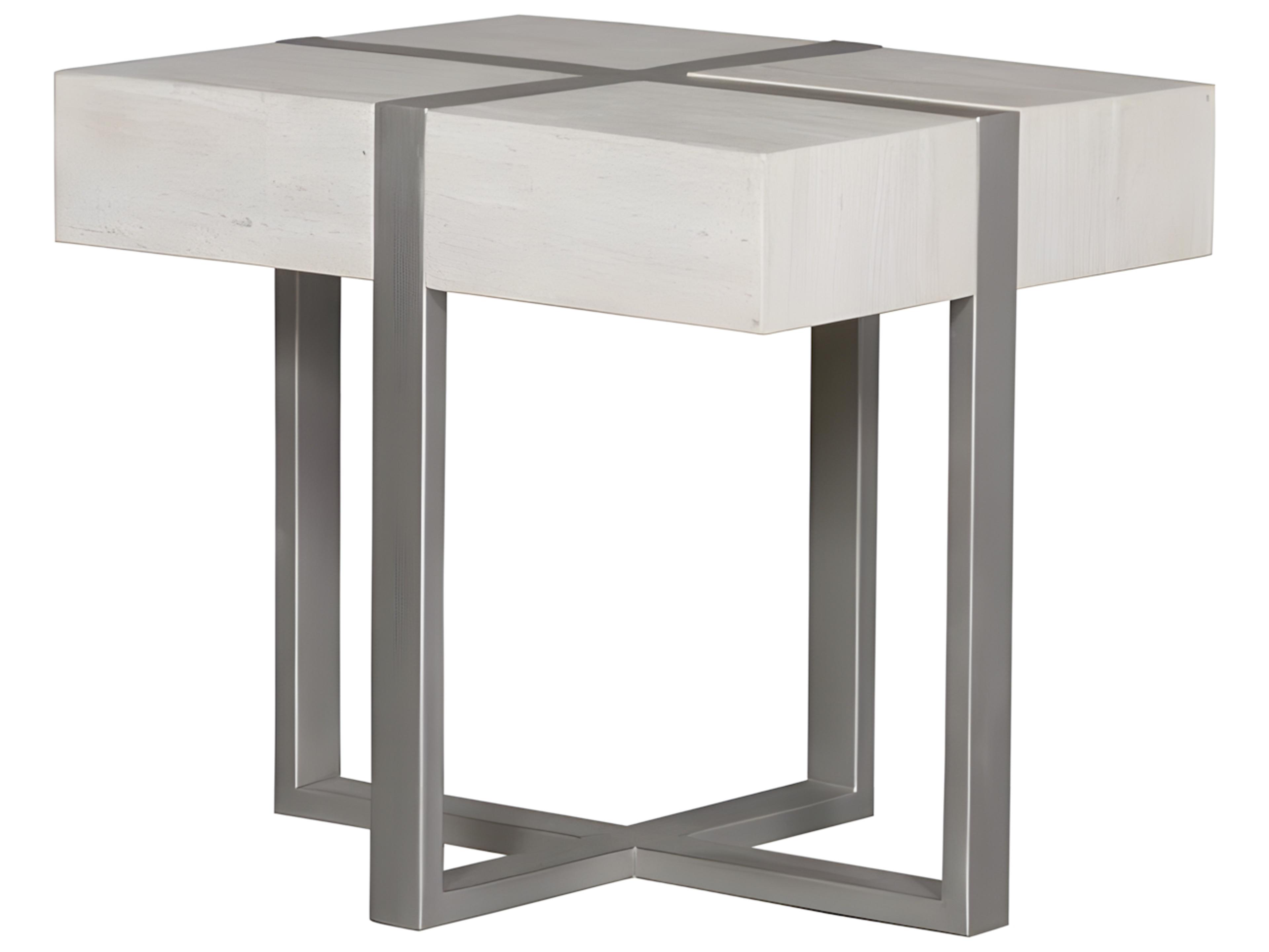 Vanguard Furniture Vanguard Formation Stone Veneer Side Table