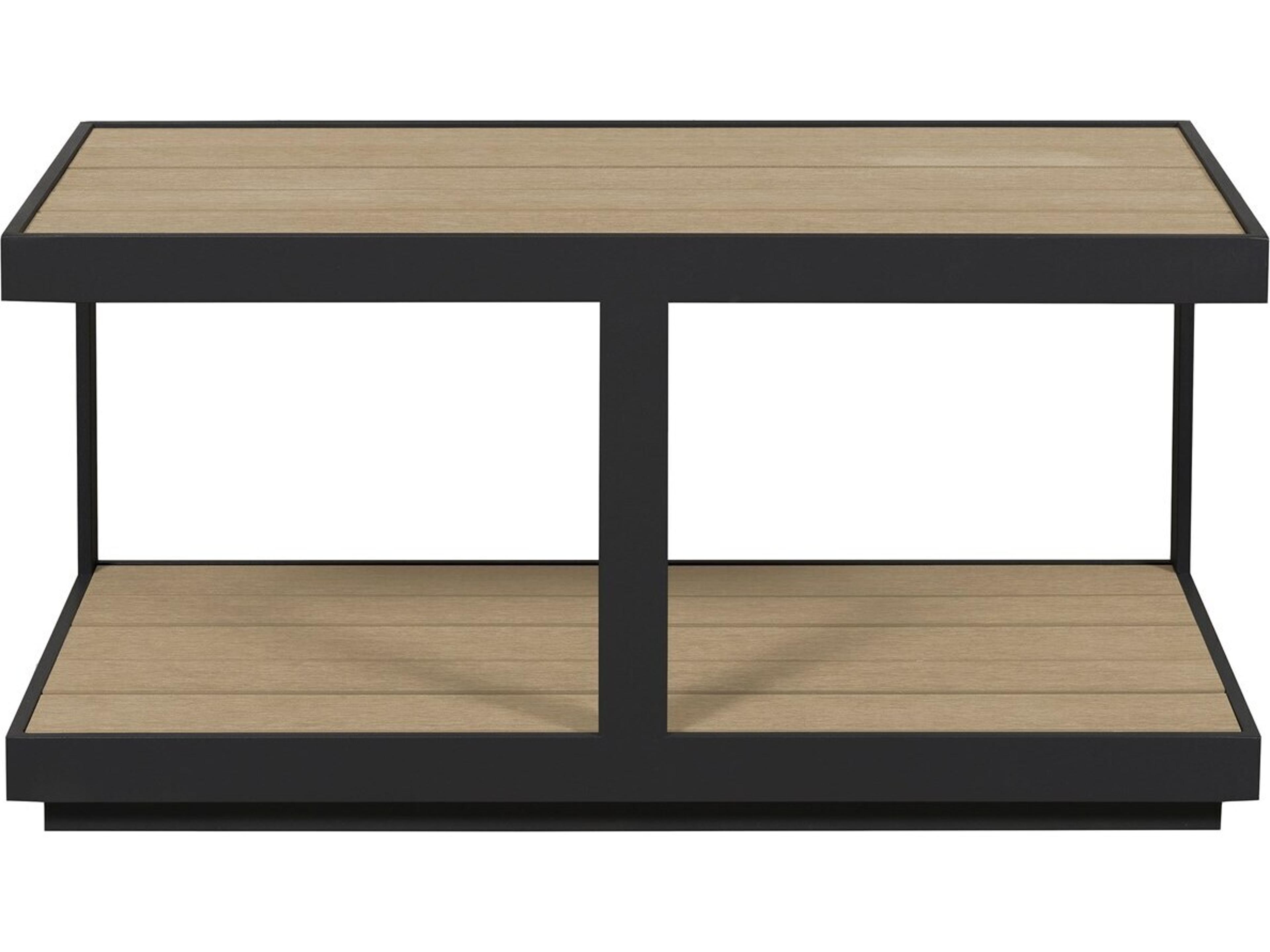 Vanguard Furniture Michael Weiss Montclair Aluminum Shadow Rectangular Coffee Table