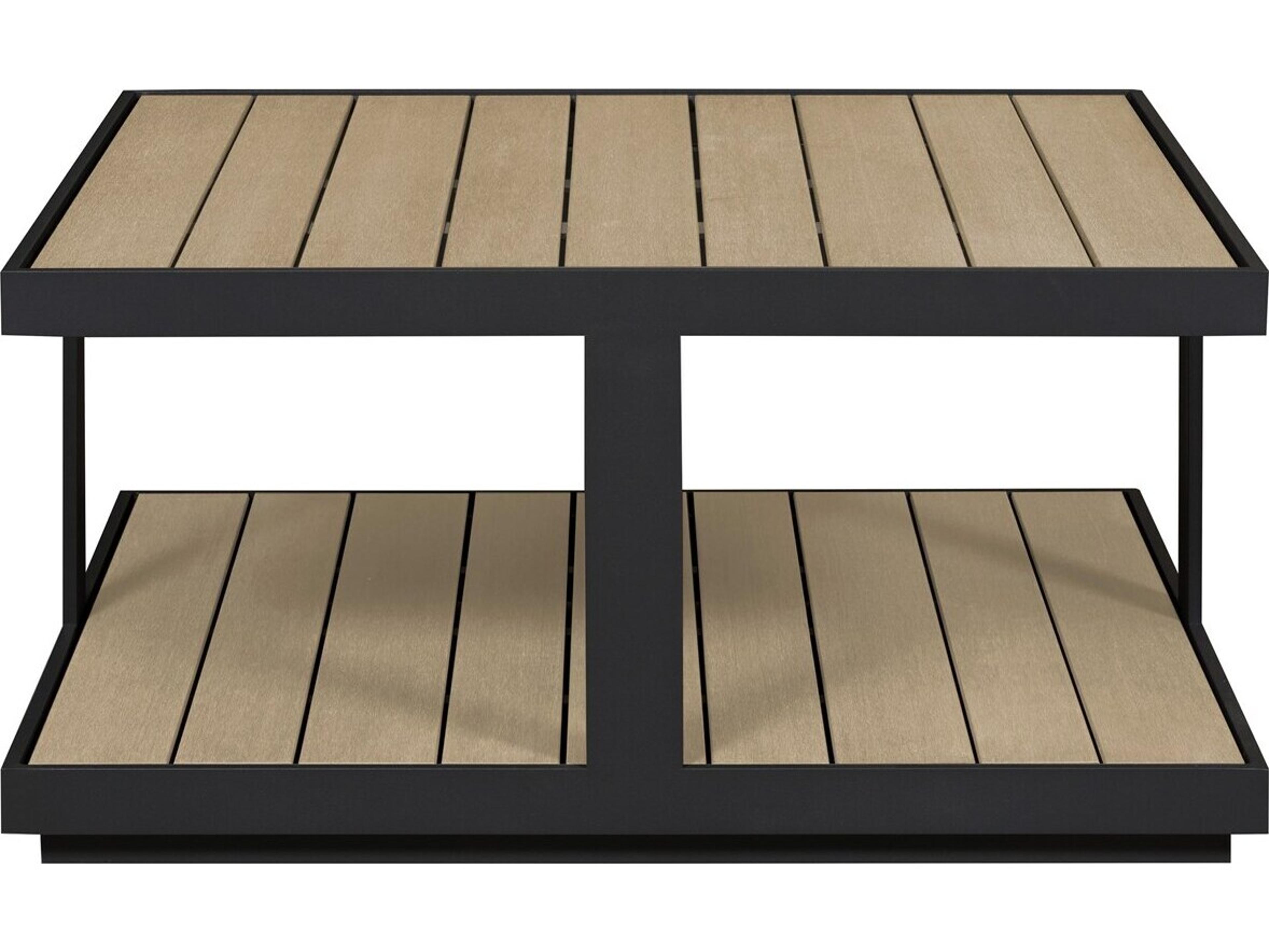 Vanguard Furniture Michael Weiss Montclair Aluminum Shadow Square Coffee Table