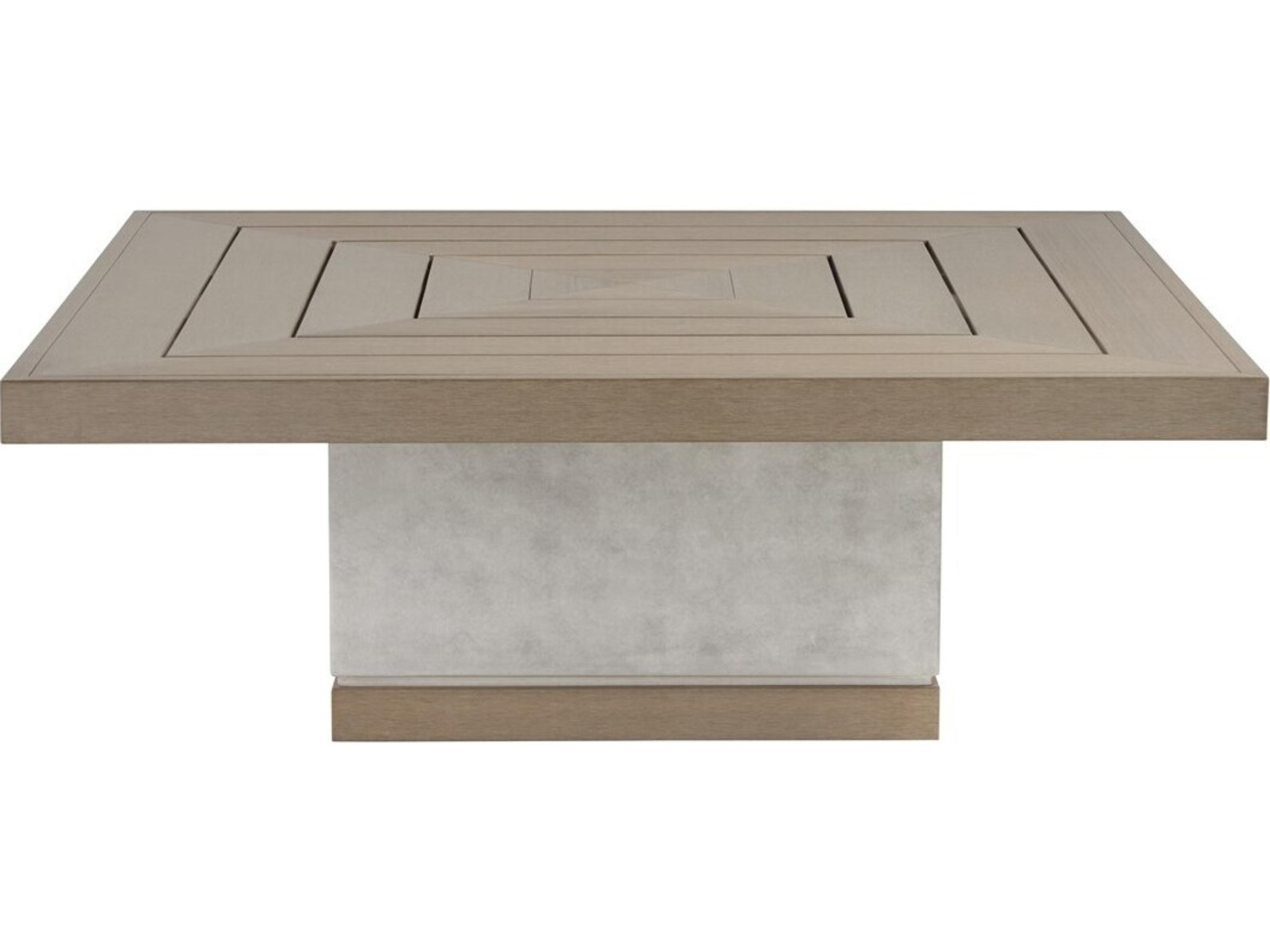Vanguard Furniture Michael Weiss Tiburon Concrete Oyster Square Coffee Table