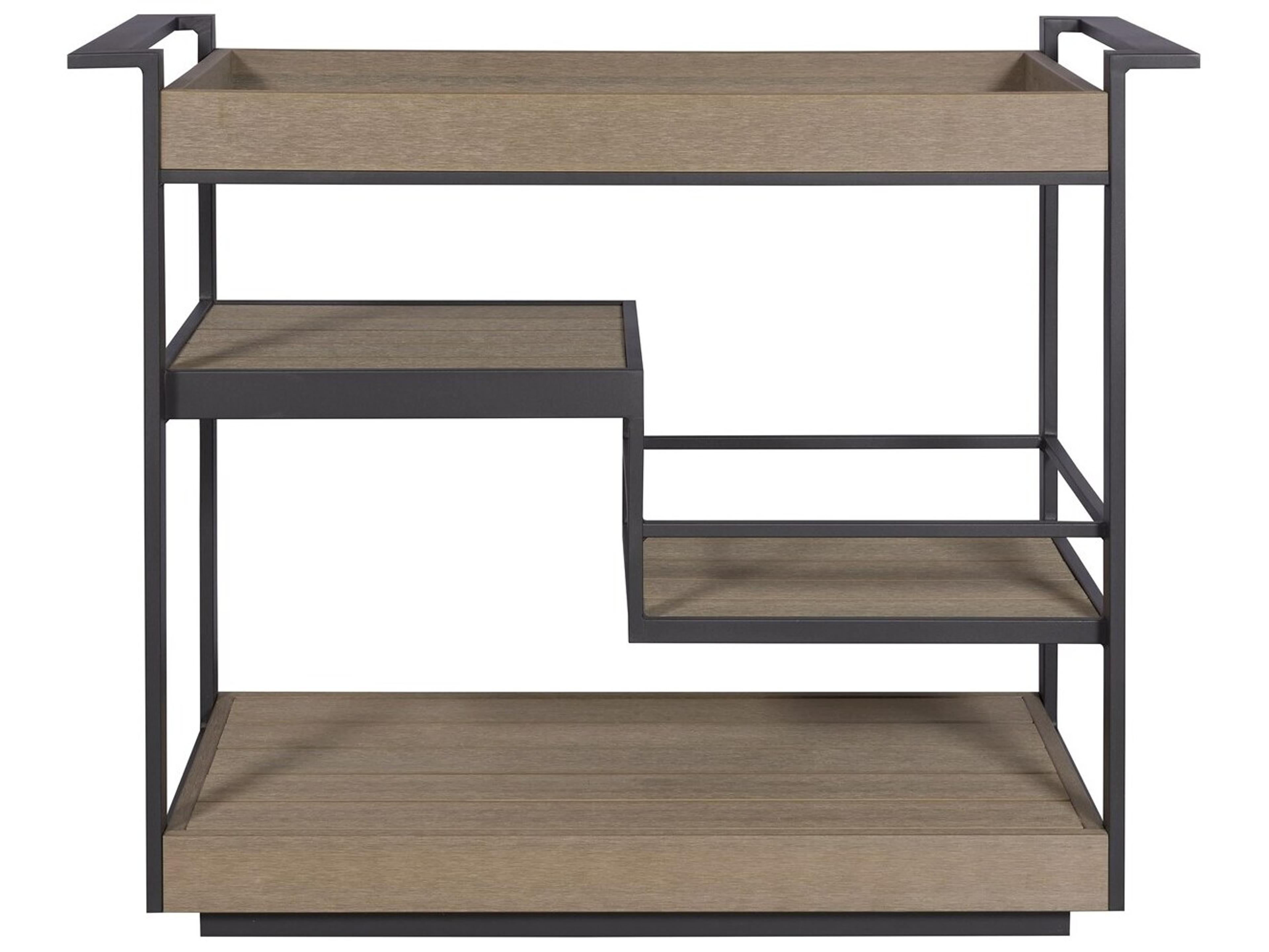 Vanguard Furniture Michael Weiss Montecito Aluminum Shadow Serving Cart