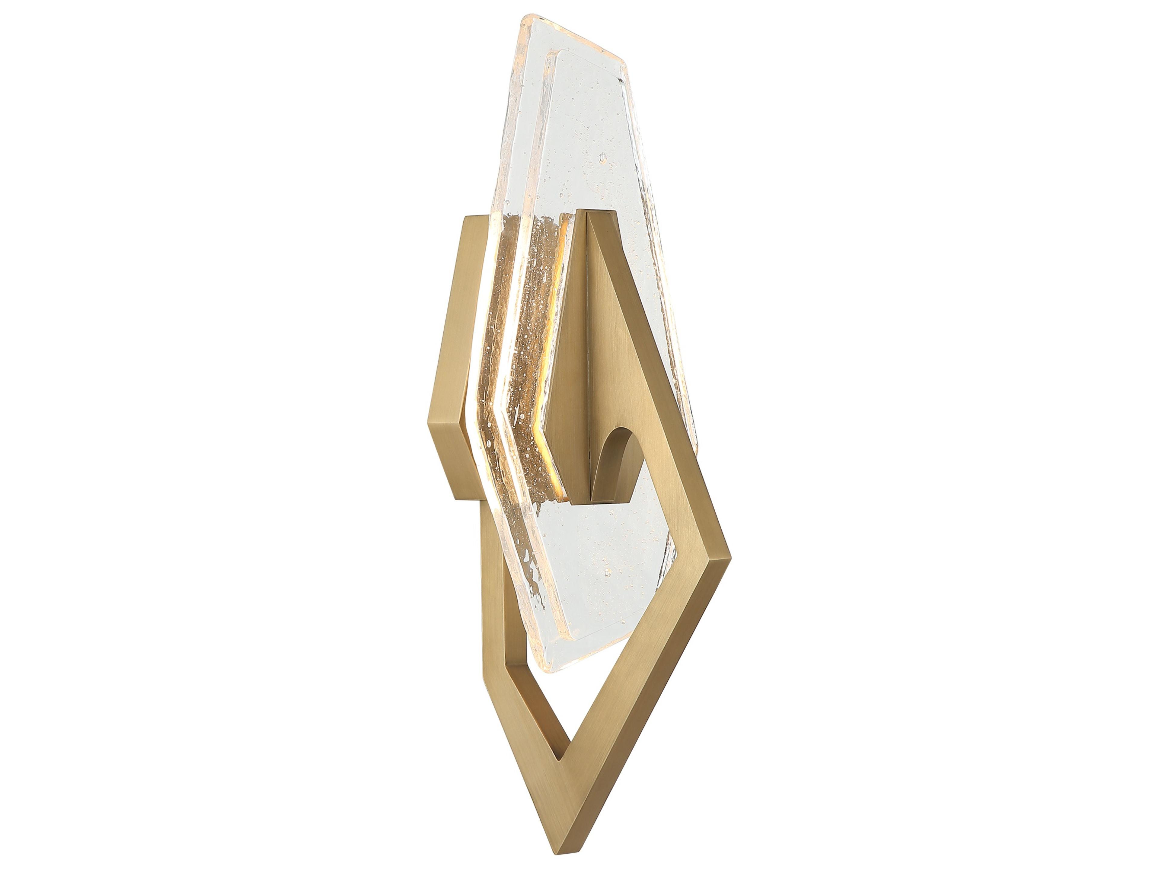 Down The Wrong Path Gold Wall Sconce