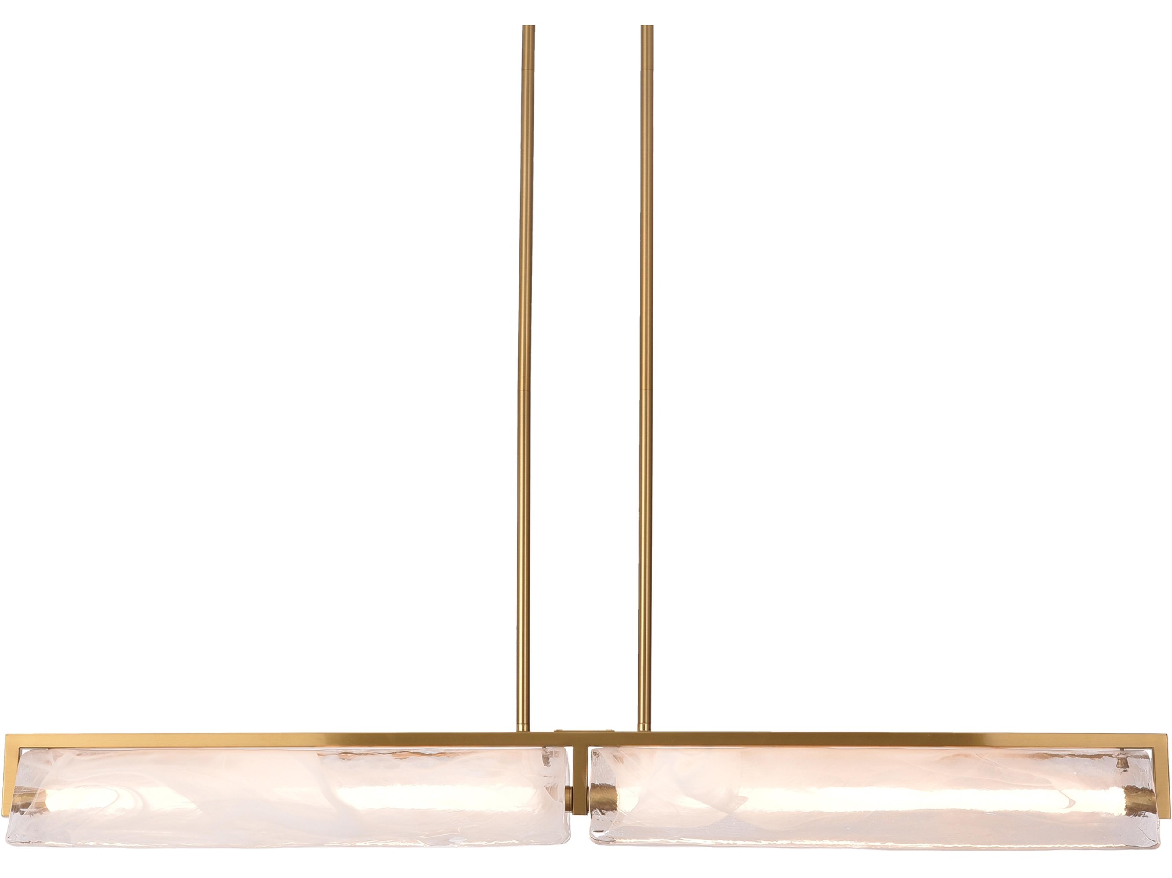 Varaluz Mingle Gold Linear Island Pendant
