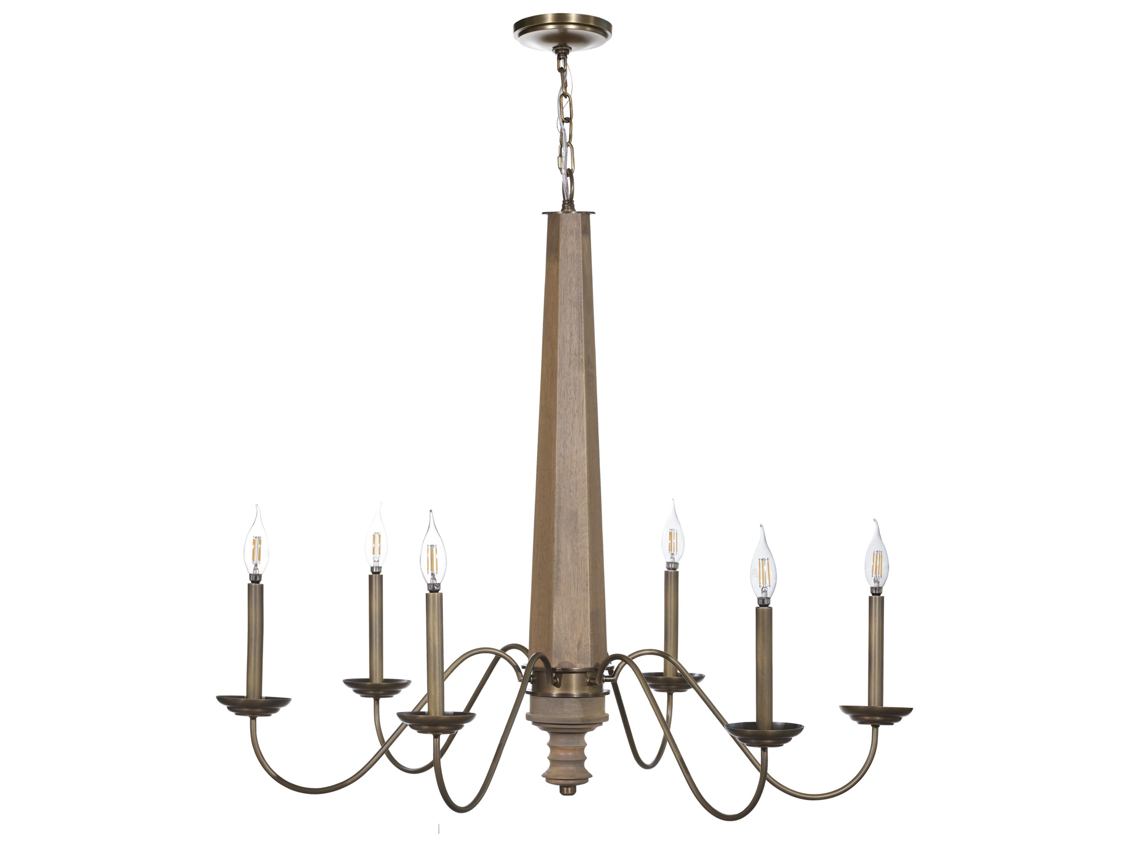 Varaluz Dinner At Brown Traditional Empire Chandelier