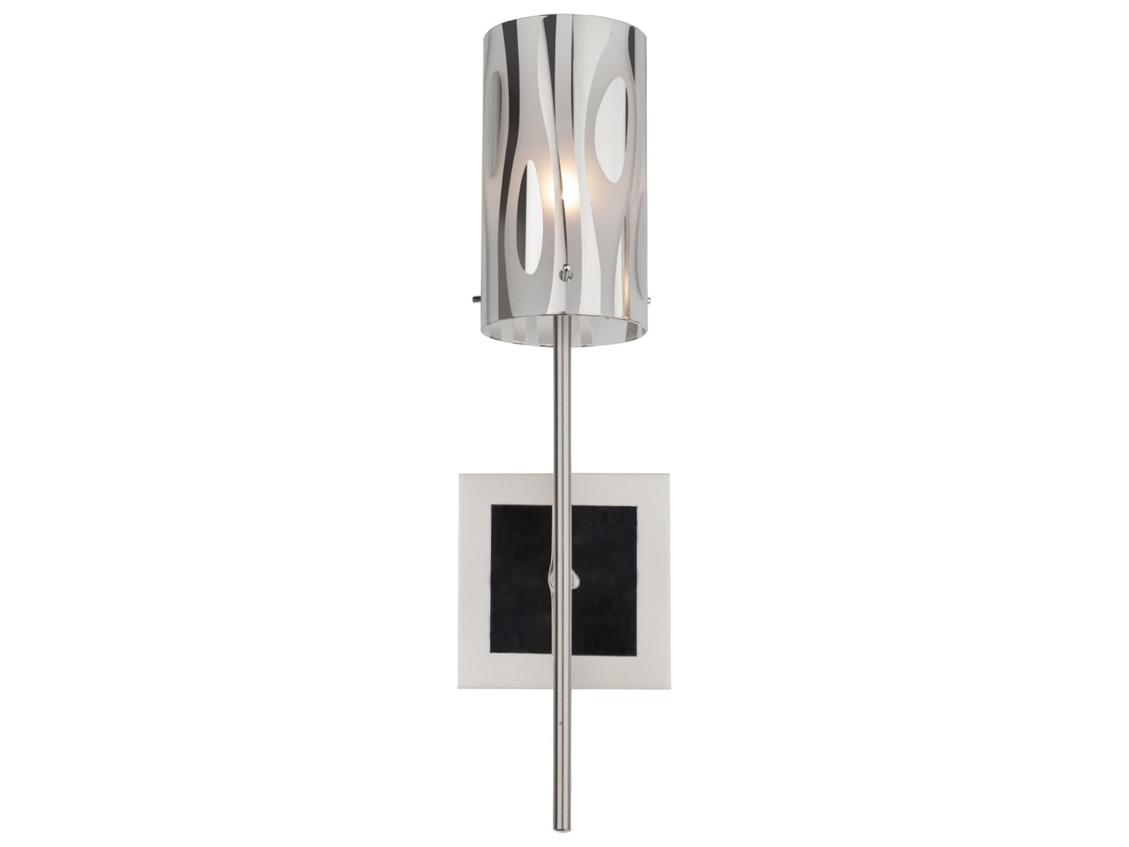 Varaluz Chroman Empire Silver Wall Sconce