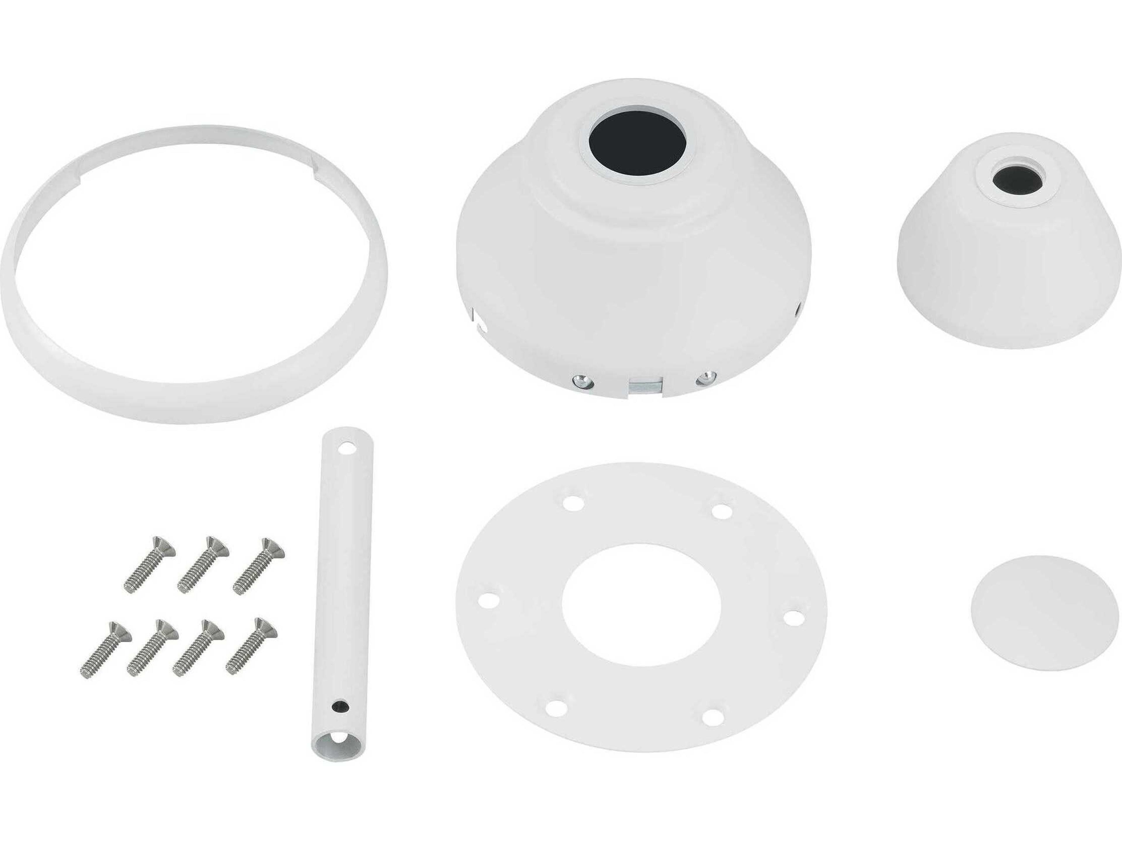 Visual Comfort Fan Maverick Matte White Custom Finish Kit