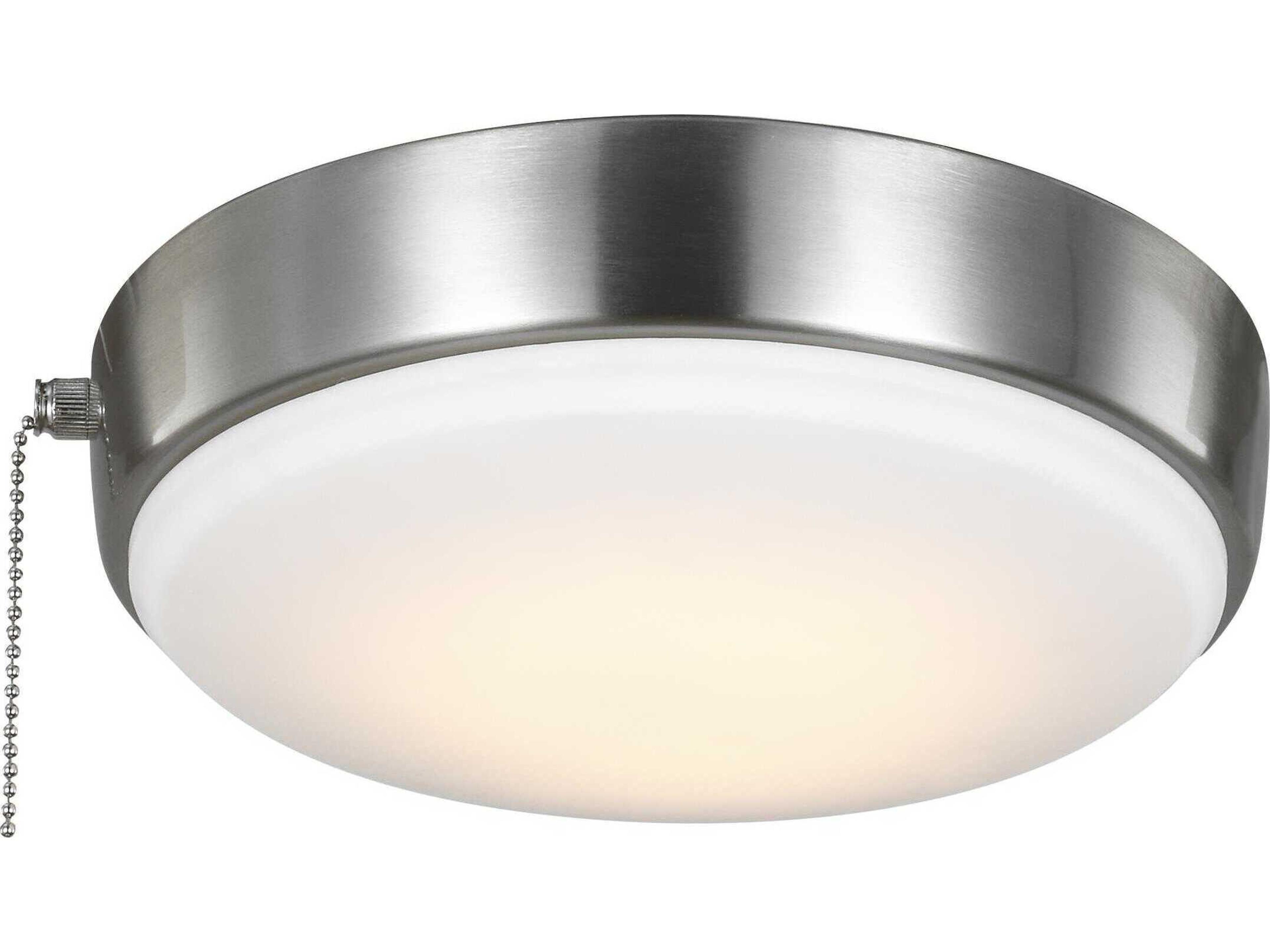 Visual Comfort Fan Universal Brushed Steel LED Fan Light Kit