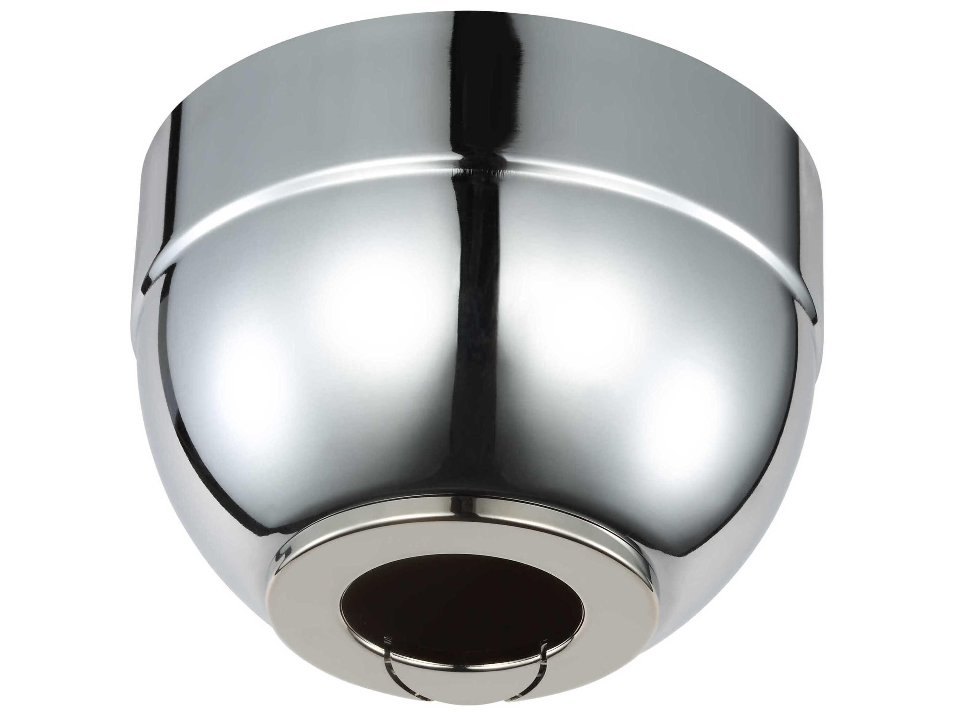 Visual Comfort Fan Universal Chrome Slope Ceiling Mounting Kit