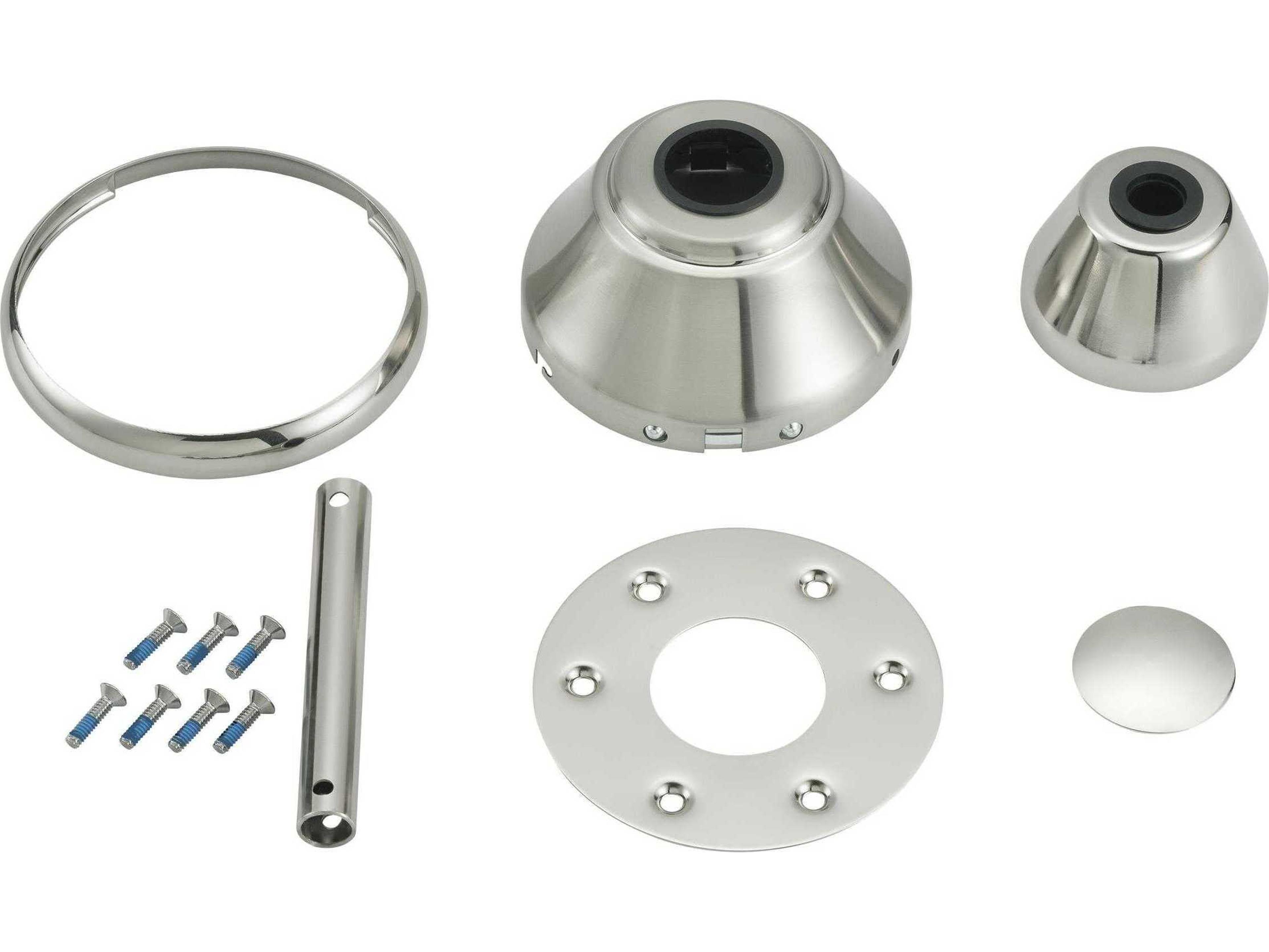 Visual Comfort Fan Maverick Polished Nickel Custom Finish Kit