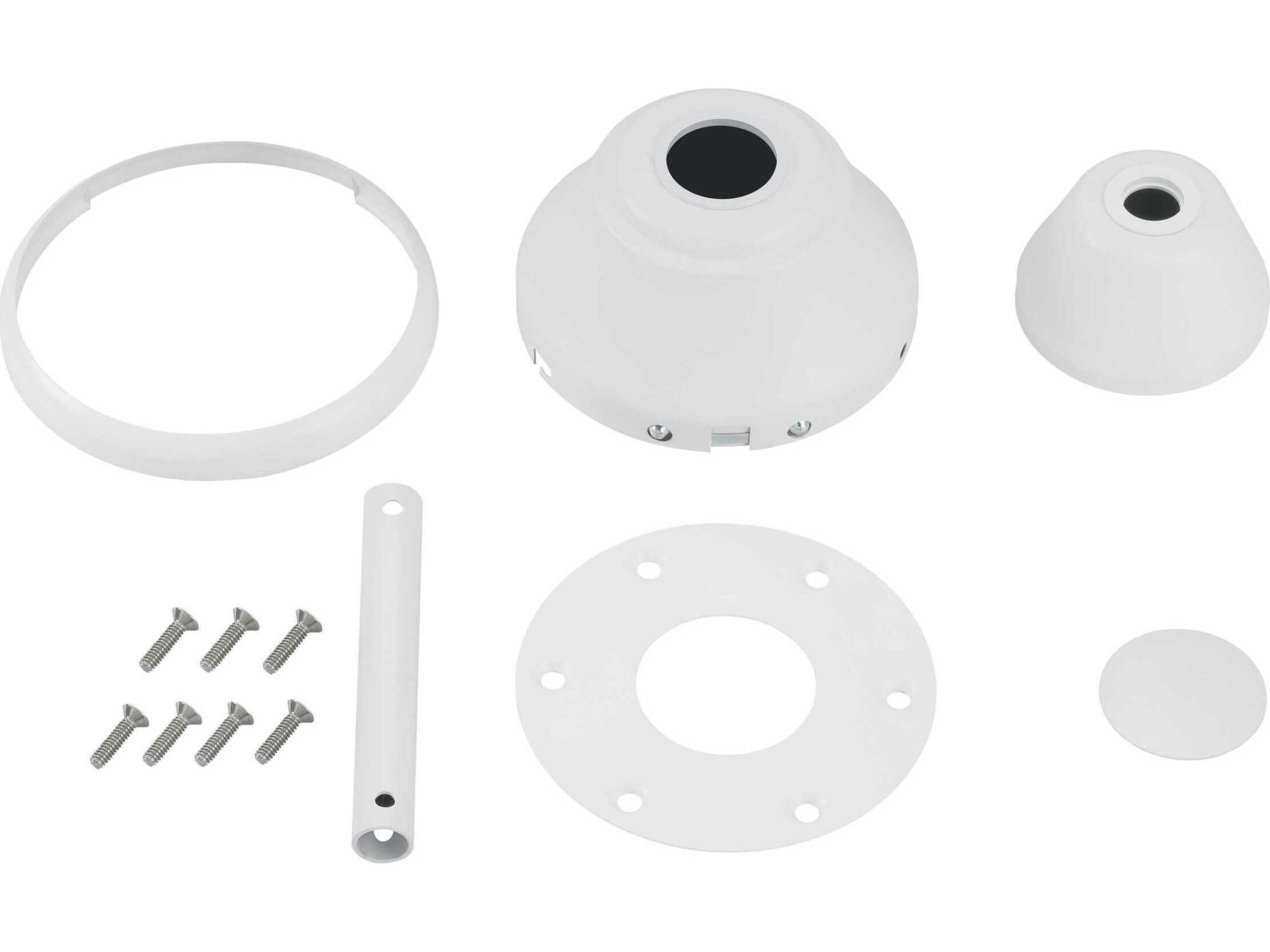 Visual Comfort Fan Maverick Matte White Custom Finish Kit