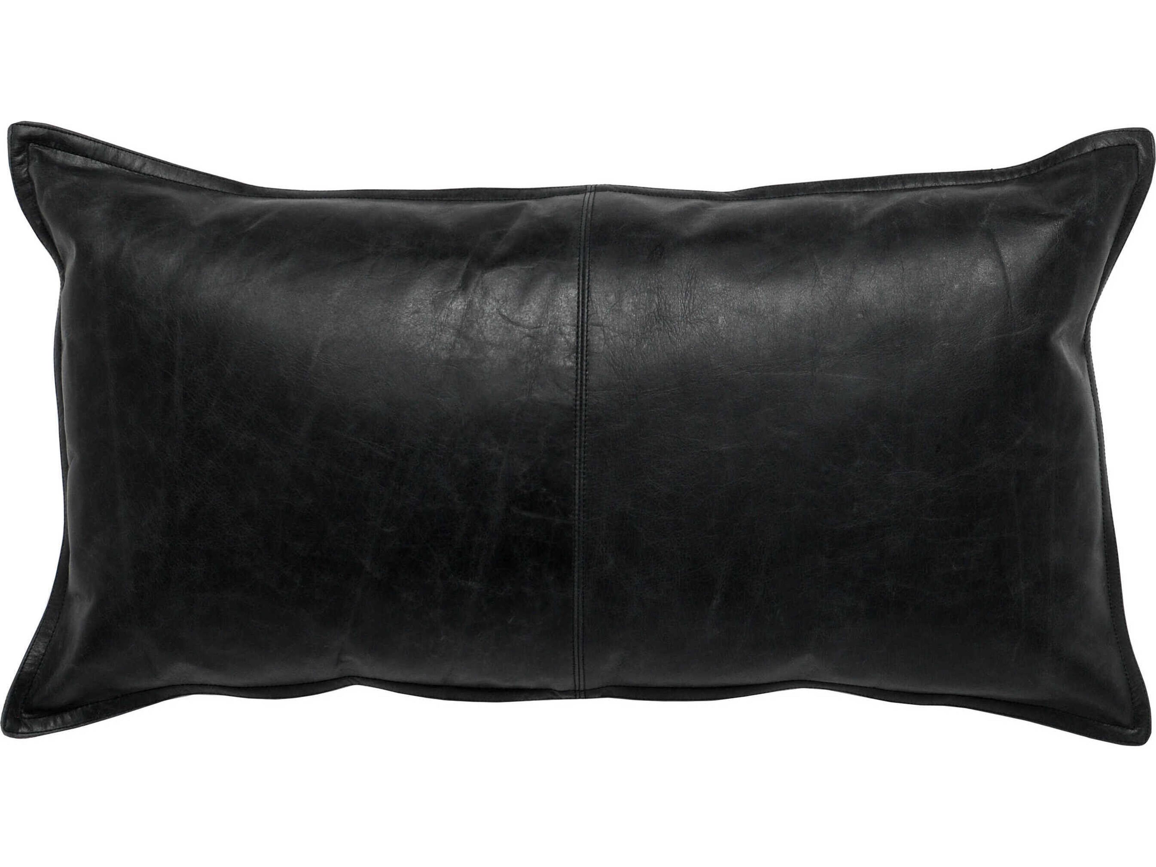 Villa by Classic Home Cheyenne Black Throw Pillow