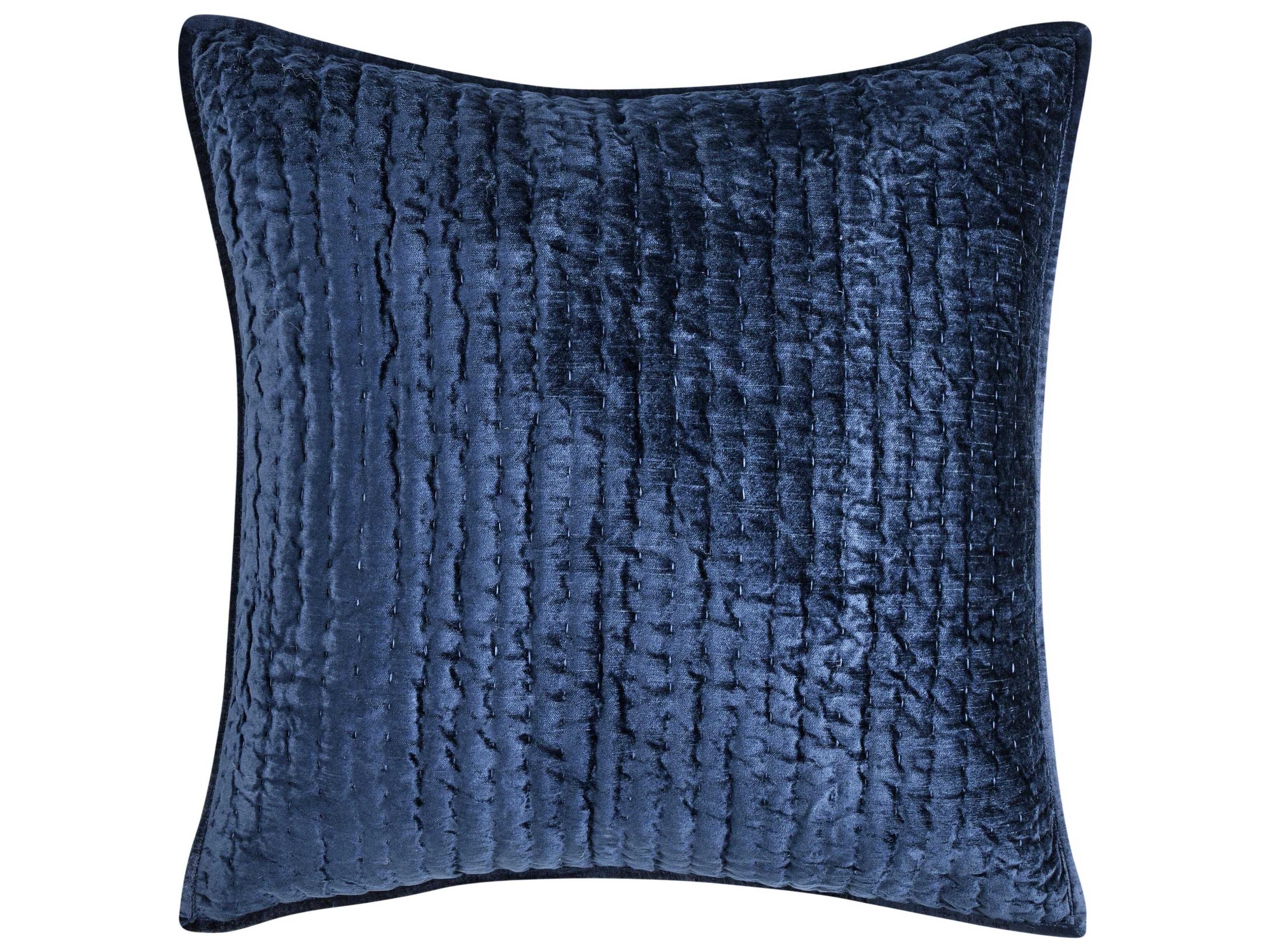 Villa by Classic Home Bari Ocean Blue Euro Sham