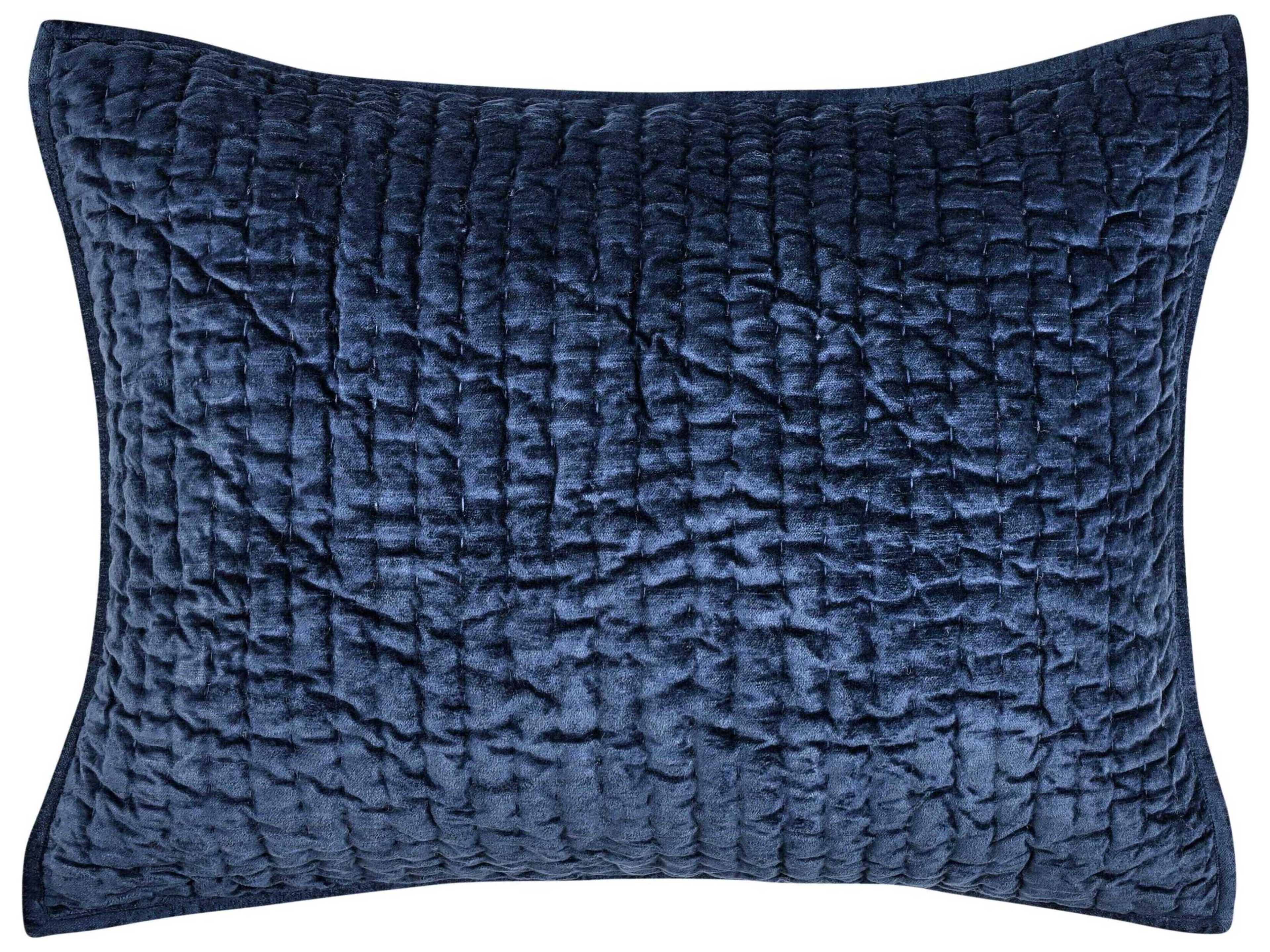 Villa by Classic Home Bari Ocean Blue Standard Sham