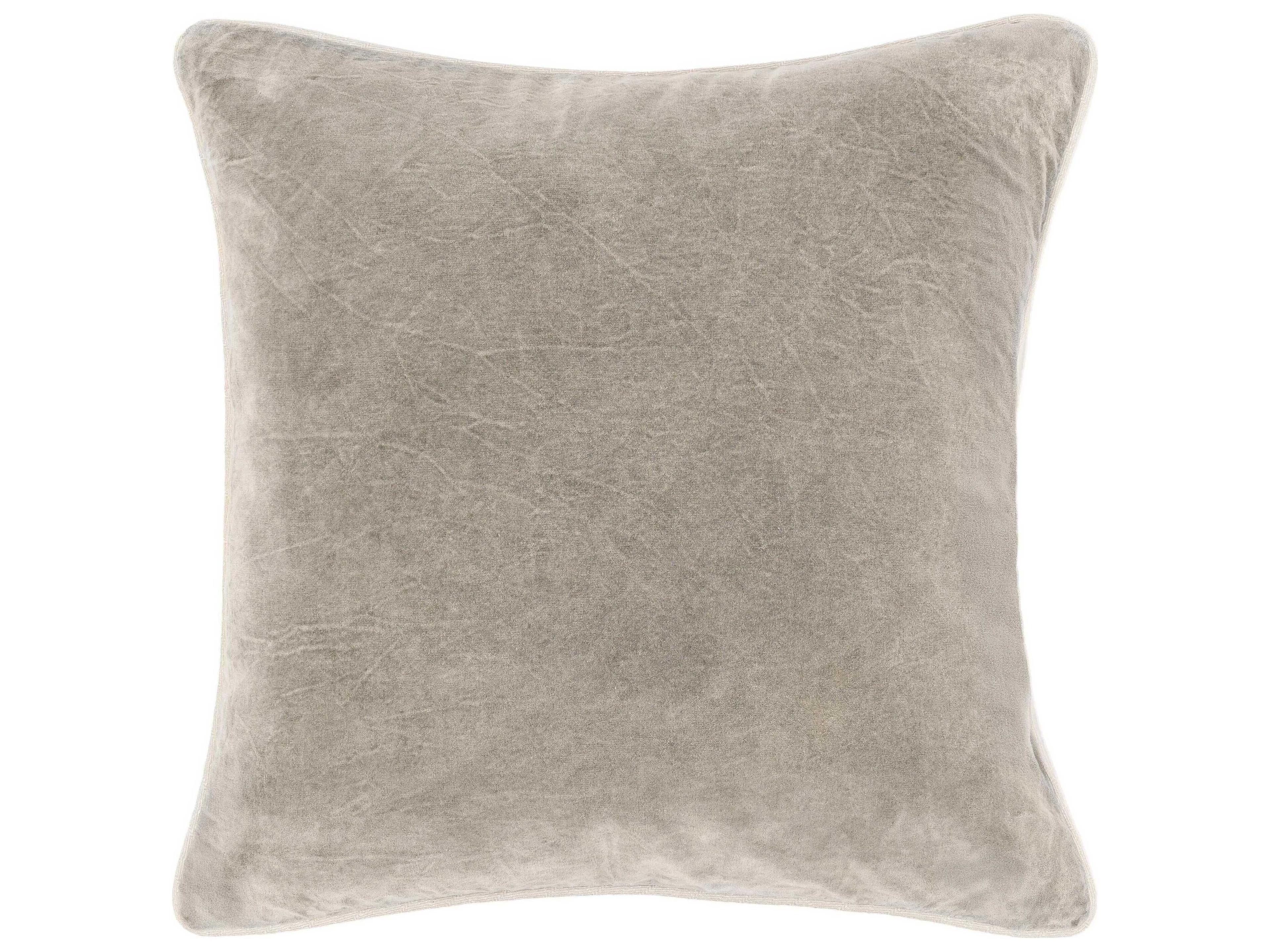 Villa by Classic Home Heirloom Silver Throw Pillow