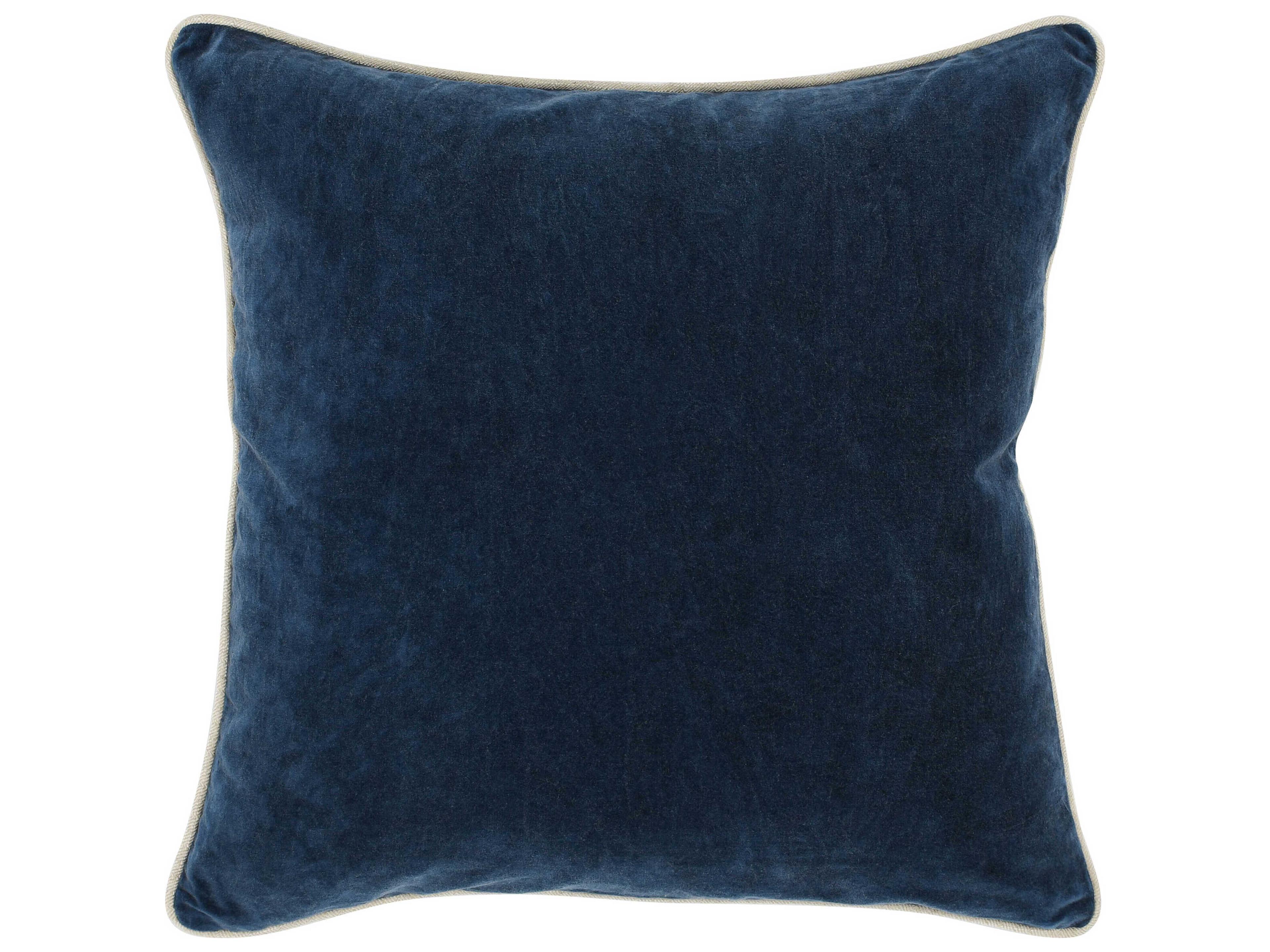 Villa by Classic Home Harriet Navy Throw Pillow
