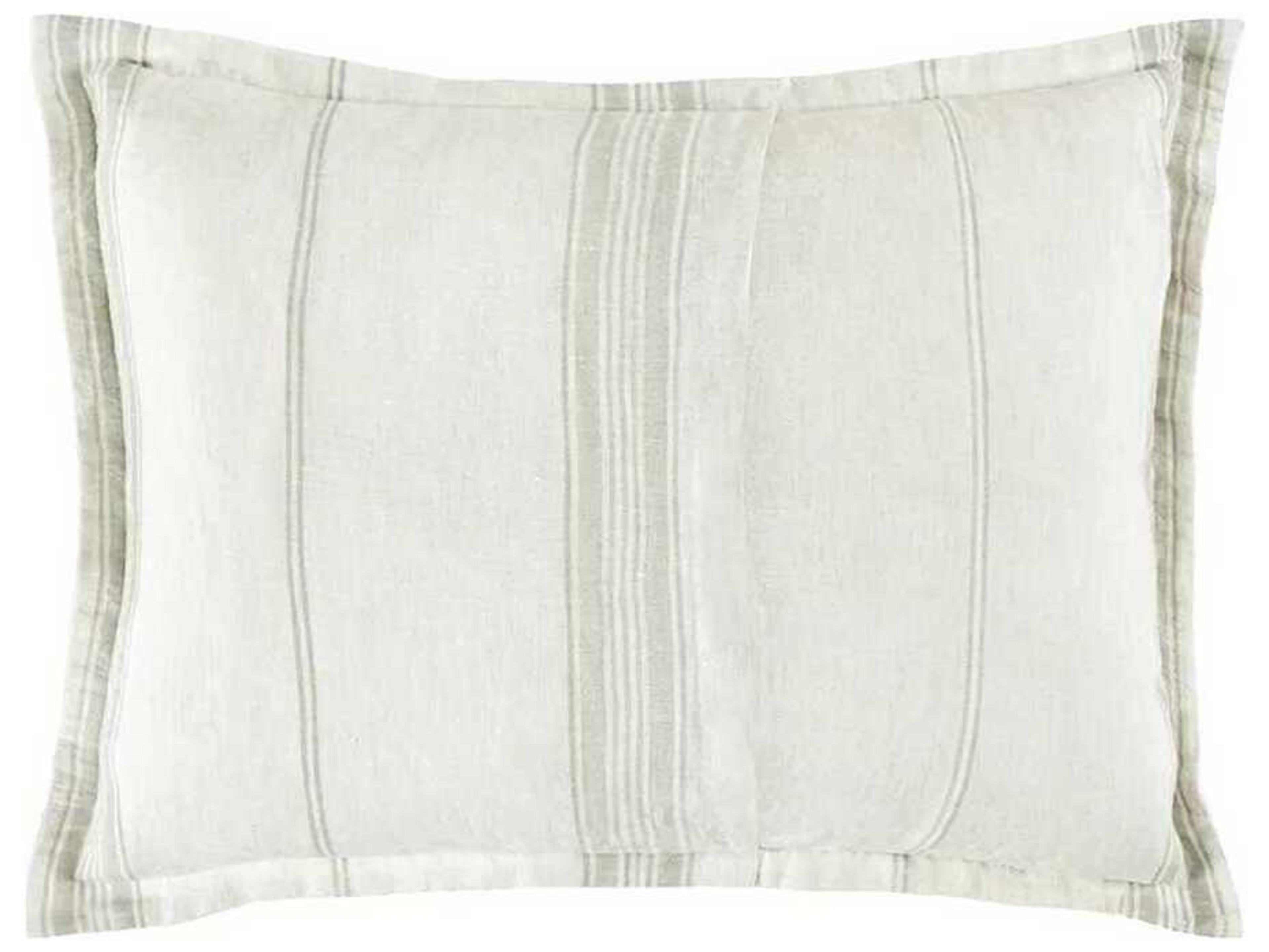 Villa by Classic Home Jayson Gray Stripe Euro Sham