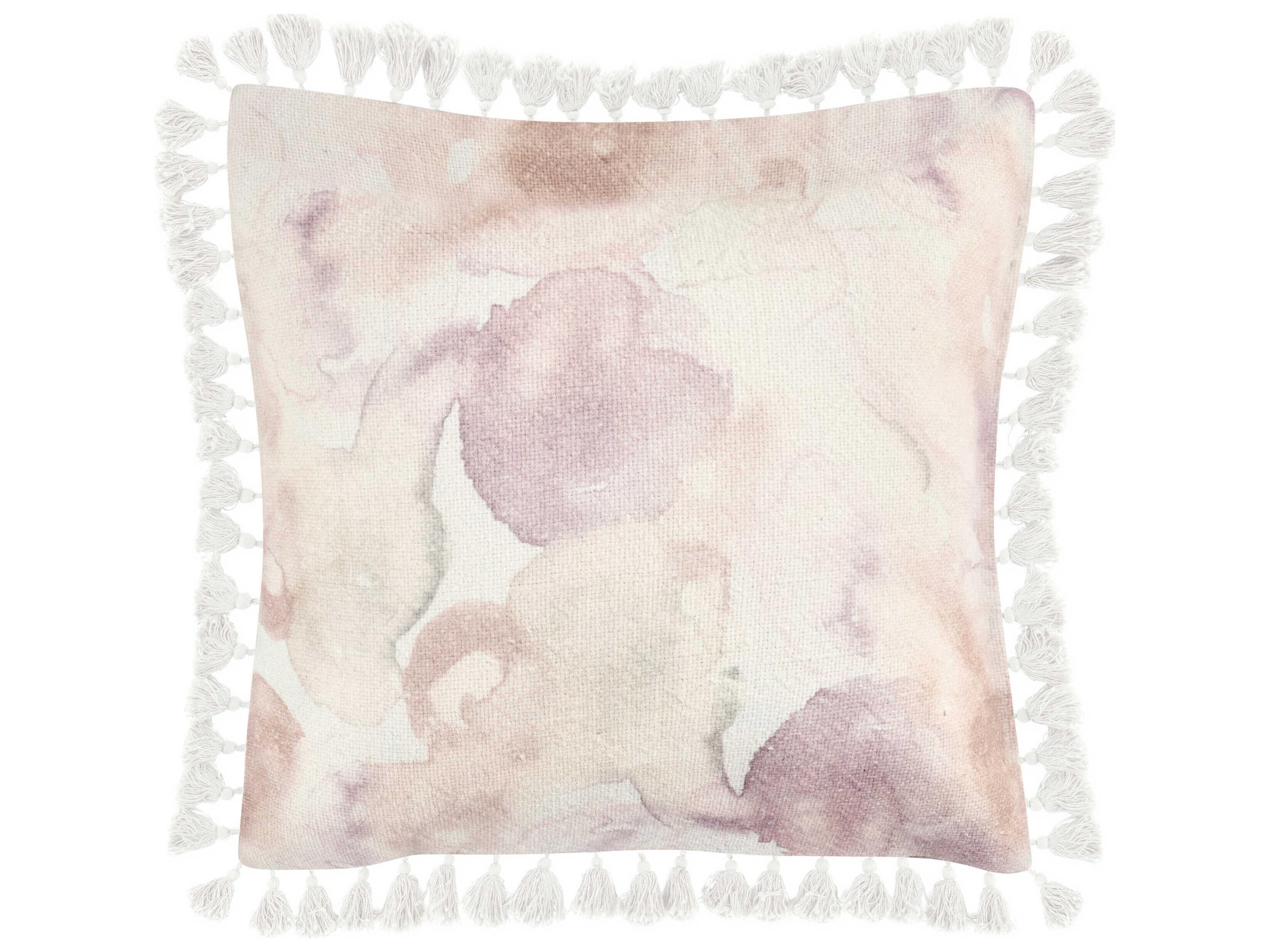 Villa by Classic Home Lily Pink Throw Pillow