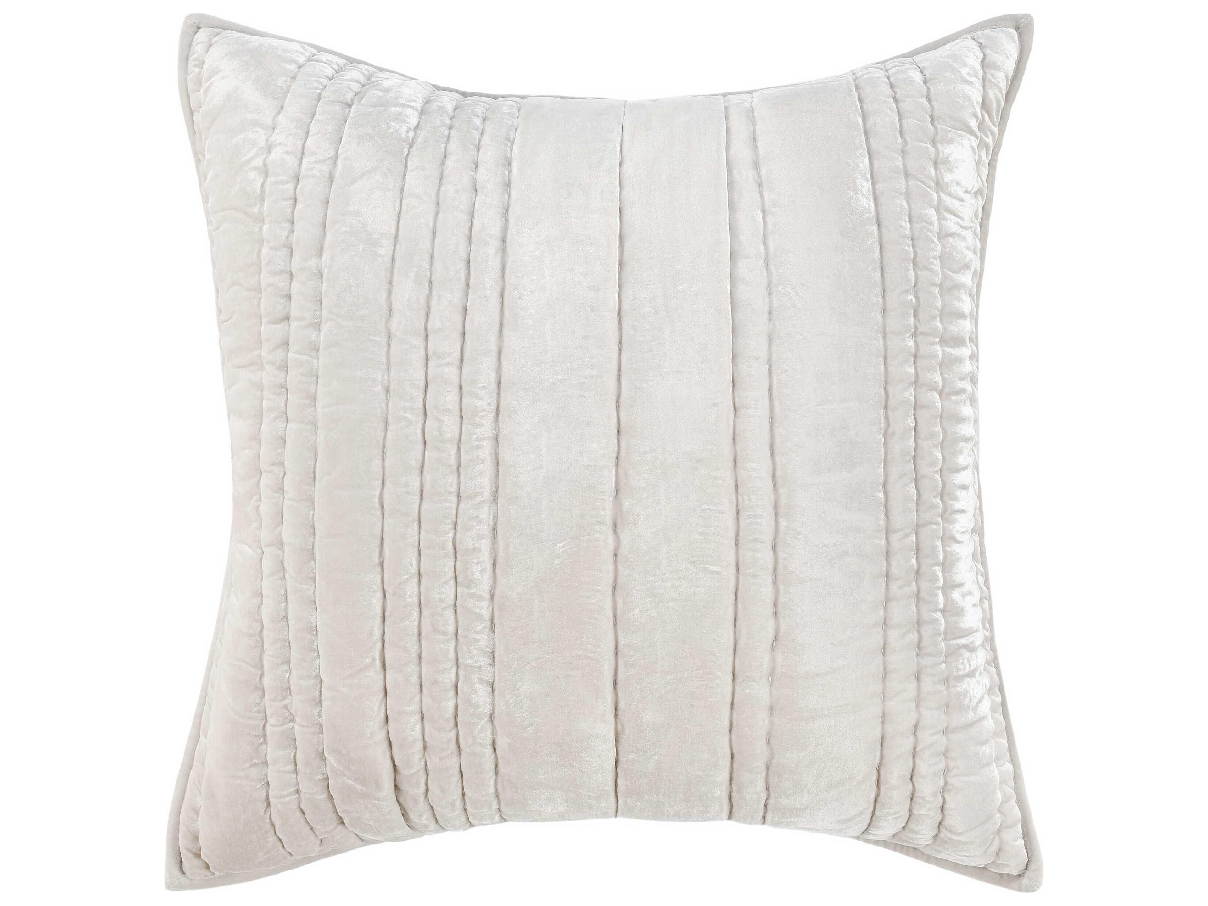 Villa by Classic Home Seville Oyster Gray Euro Sham