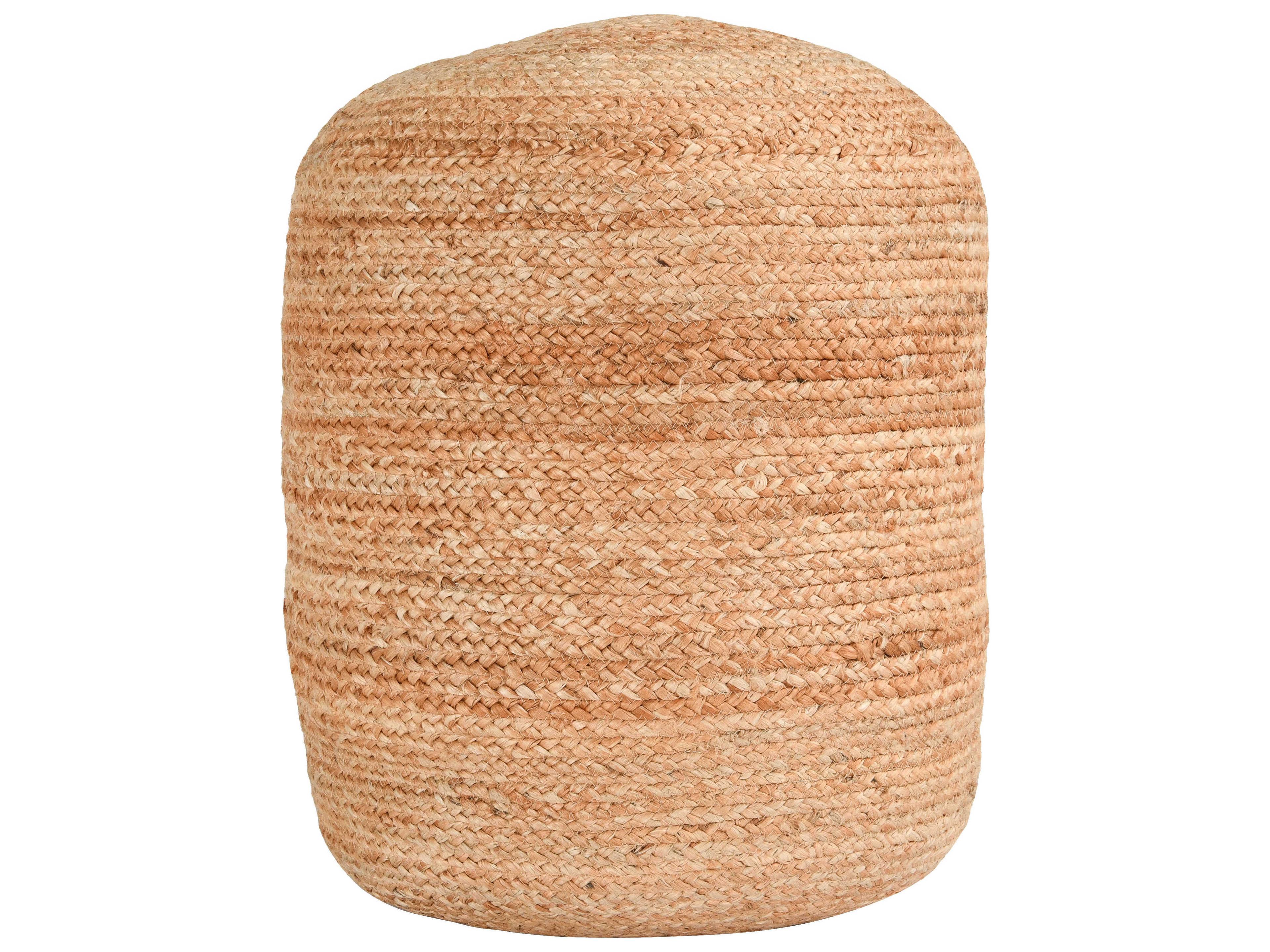 Villa by Classic Home Louis Natural Brown Pouf