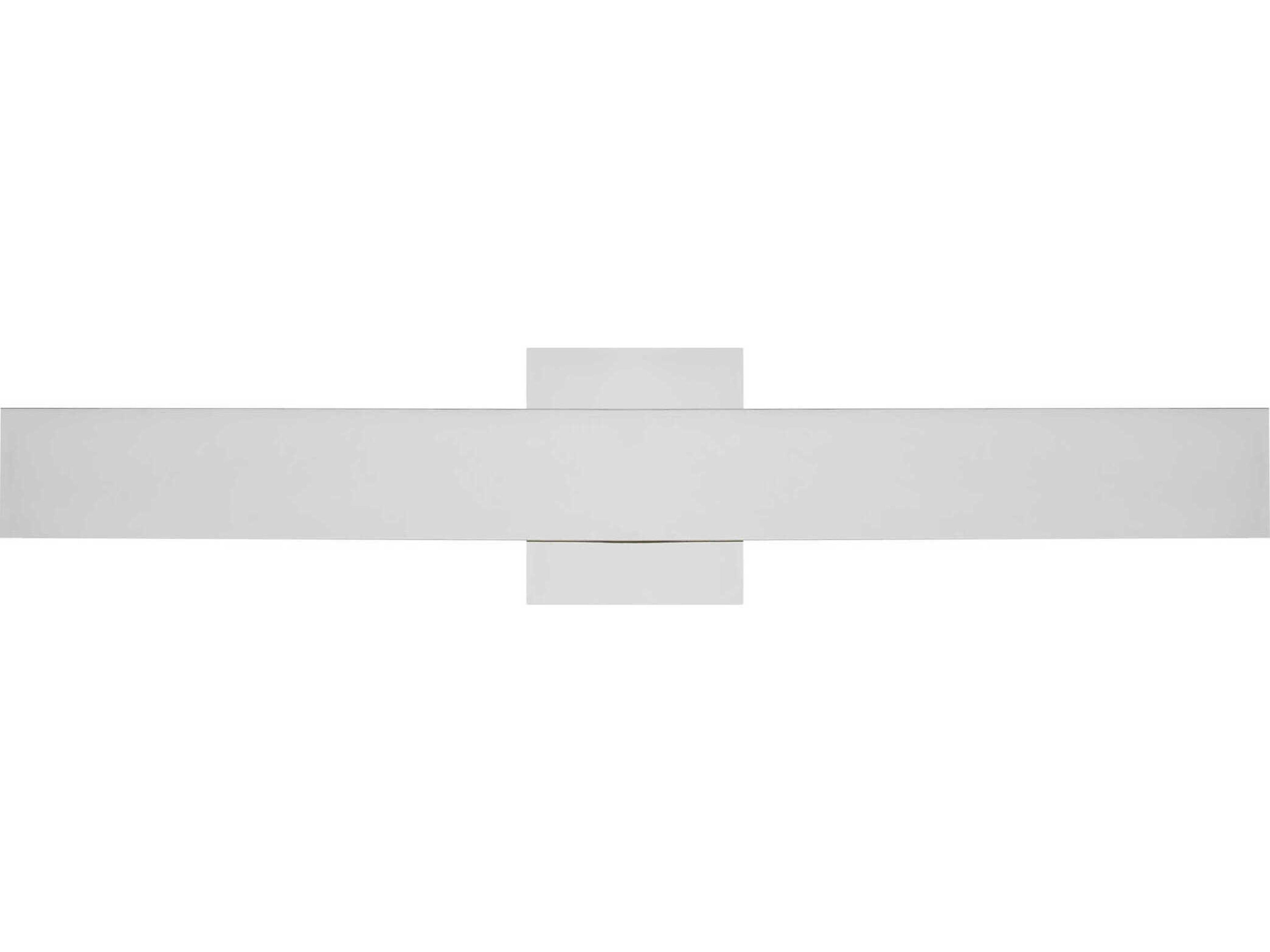 Visual Comfort Modern Bau 1-Light Polished Nickel Vanity Light