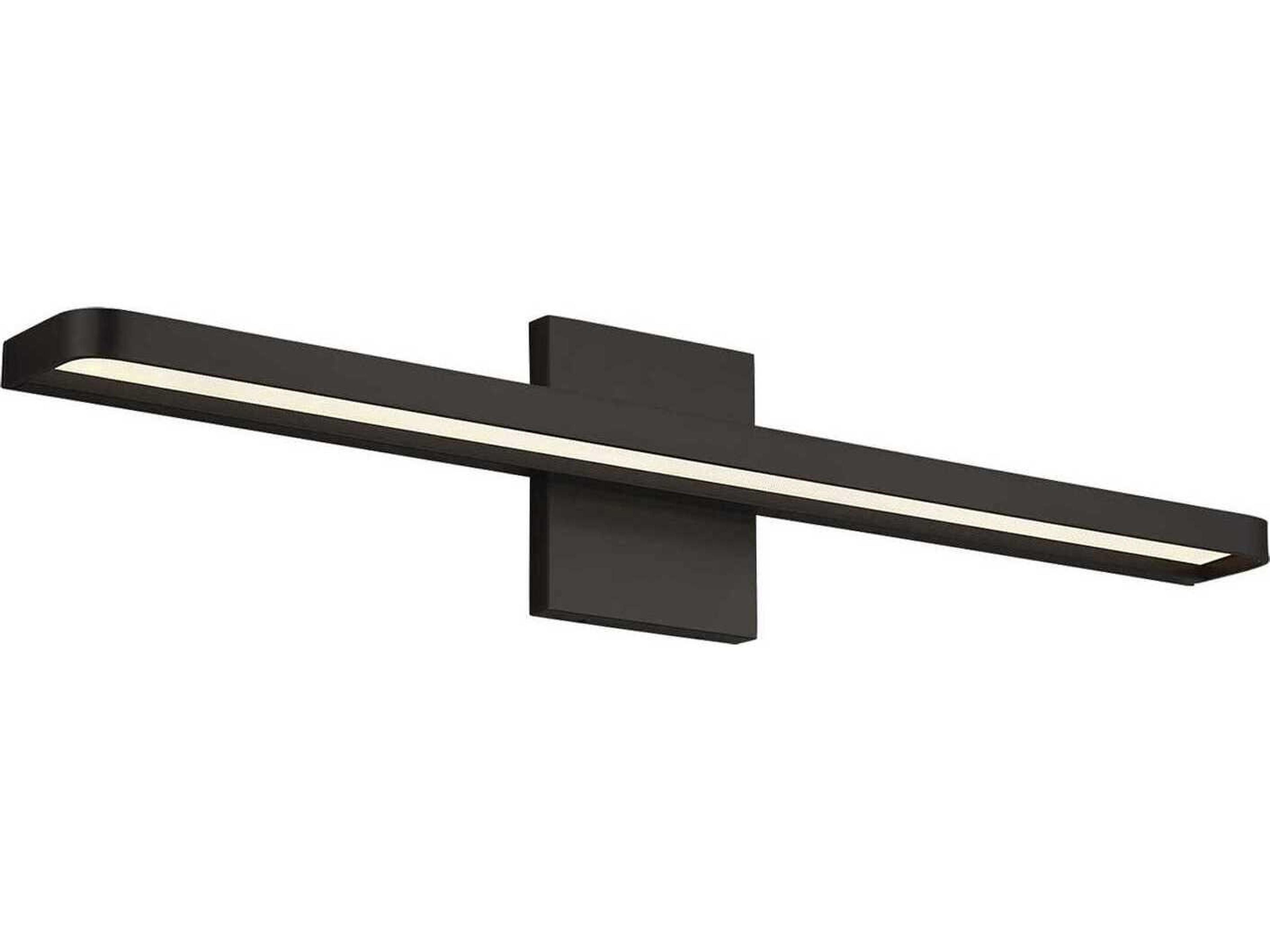 Visual Comfort Modern Banda 1-Light Dark Bronze Vanity Light