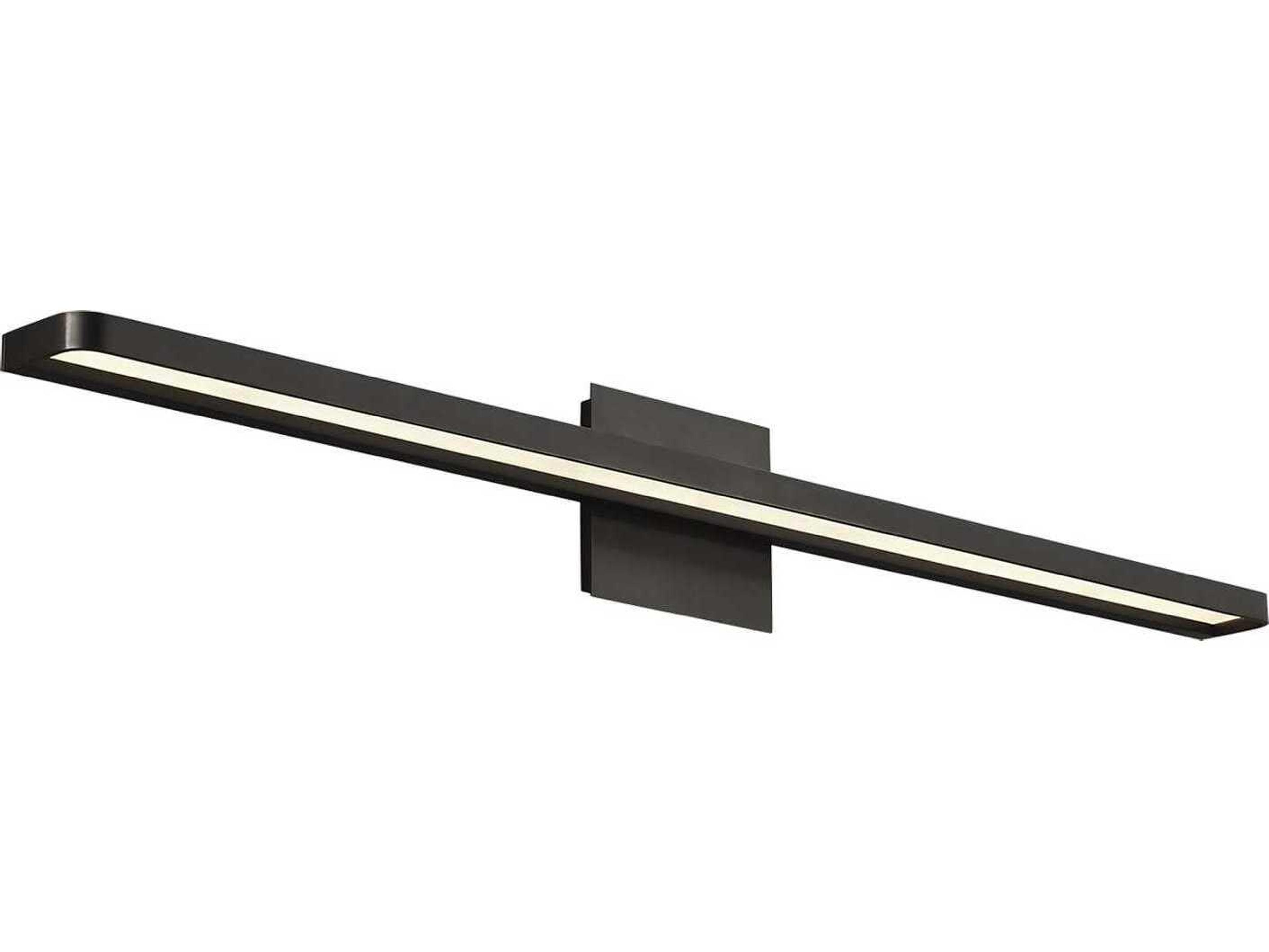 Visual Comfort Modern Banda 1-Light Dark Bronze Vanity Light