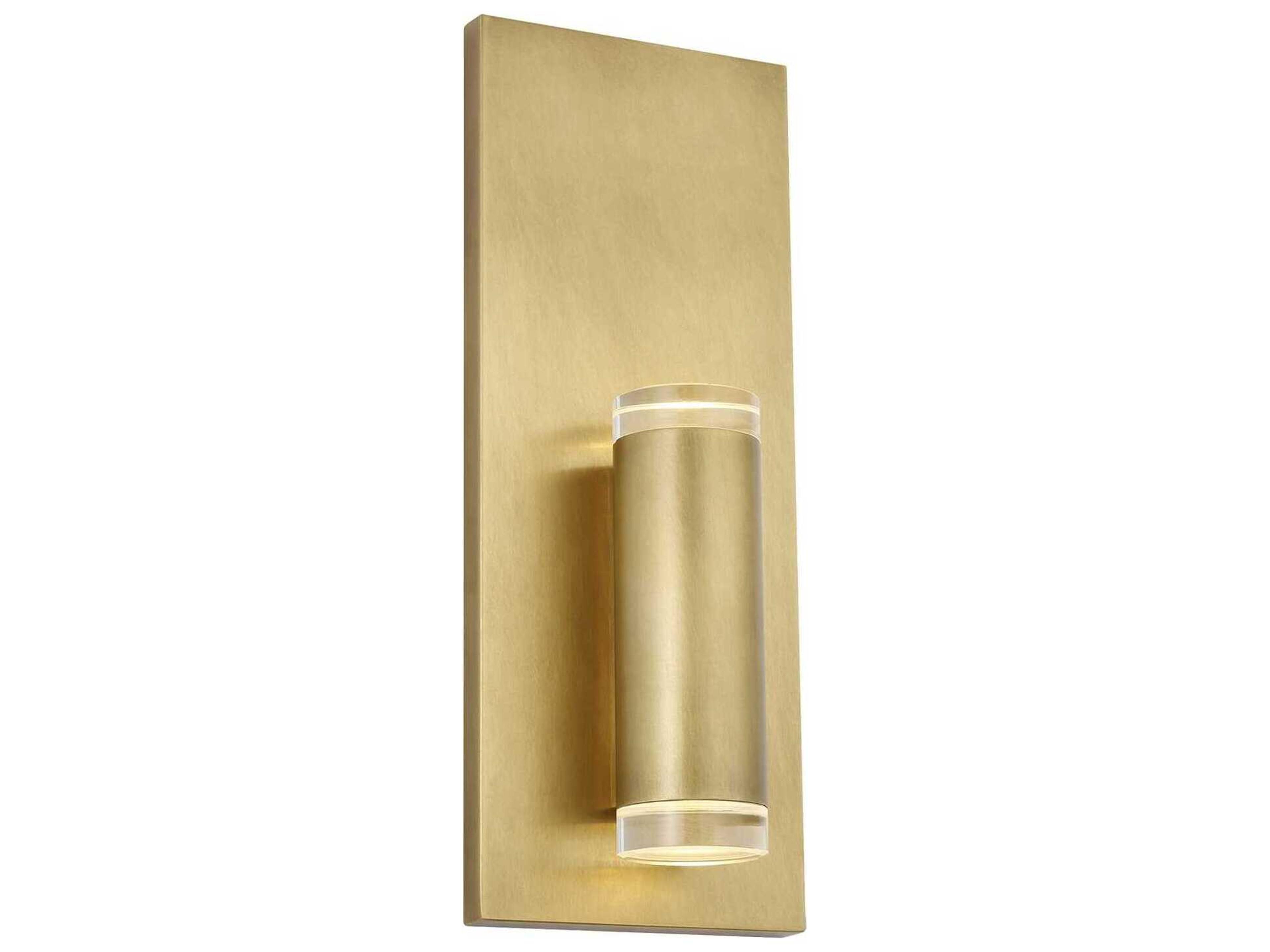 Visual Comfort Modern Dobson-II 1-Light Natural Brass Wall Sconce