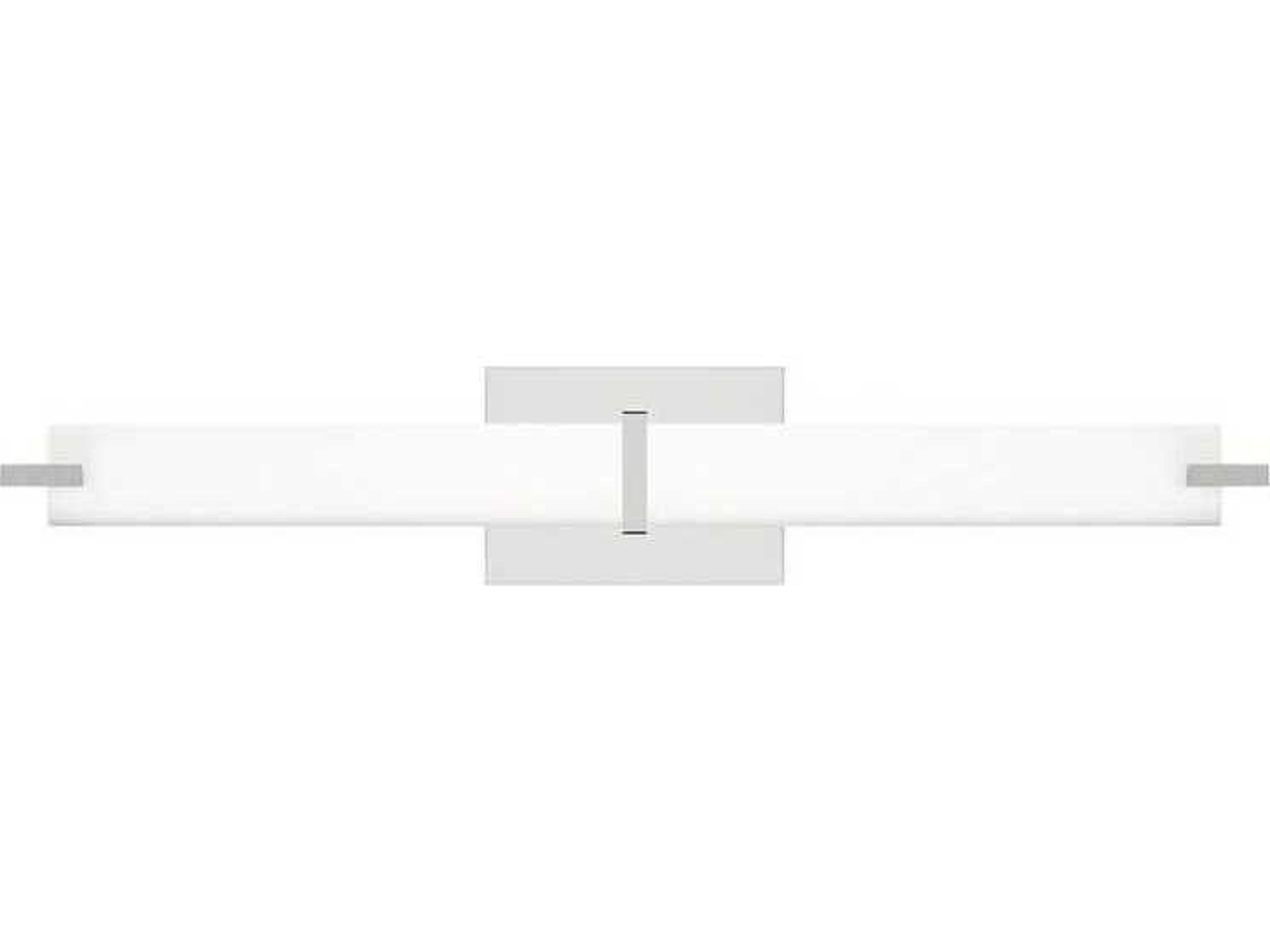 Visual Comfort Modern Metro 1-Light Chrome Vanity Light