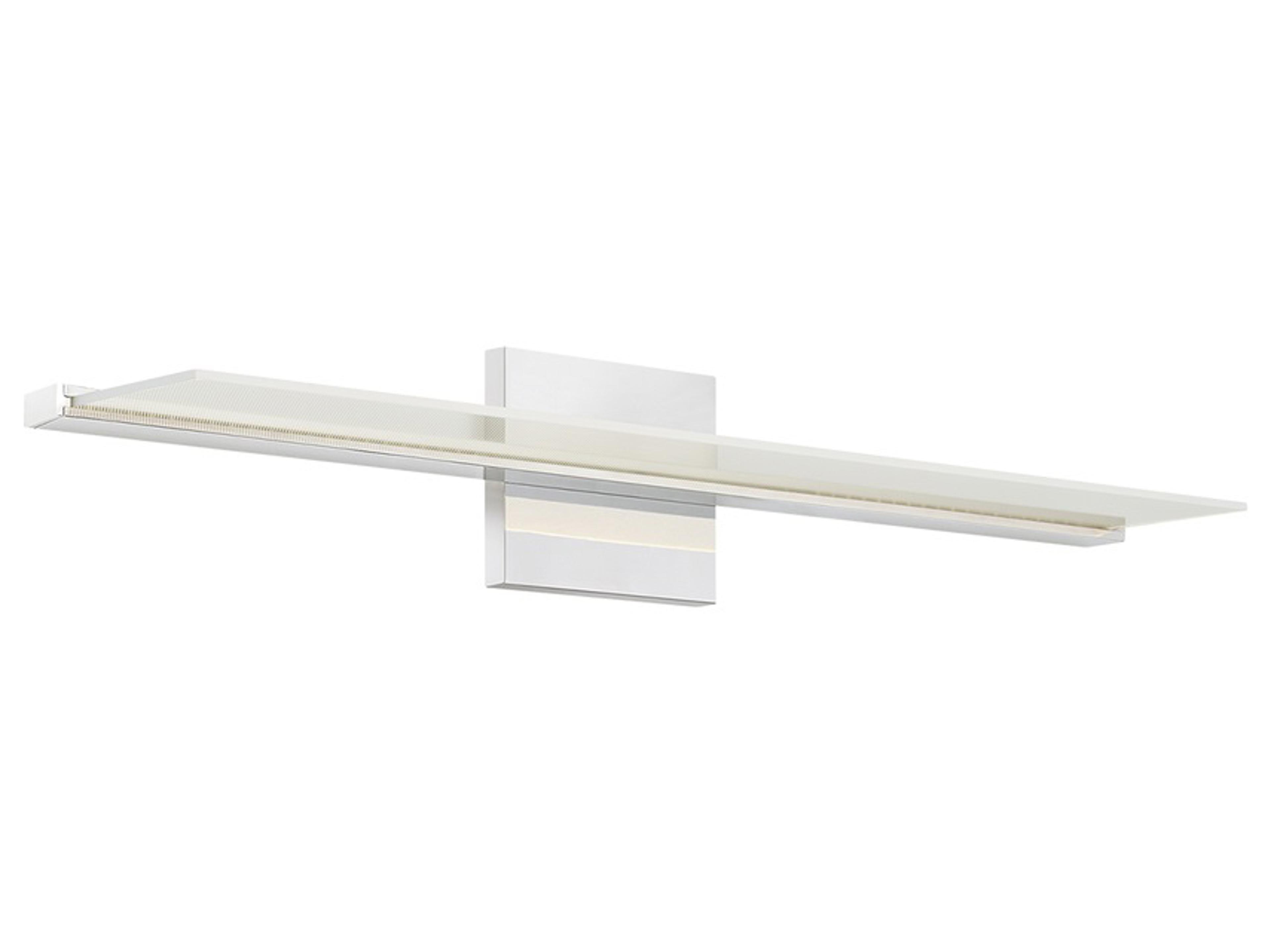 Visual Comfort Modern Span 1-Light Chrome Vanity Light