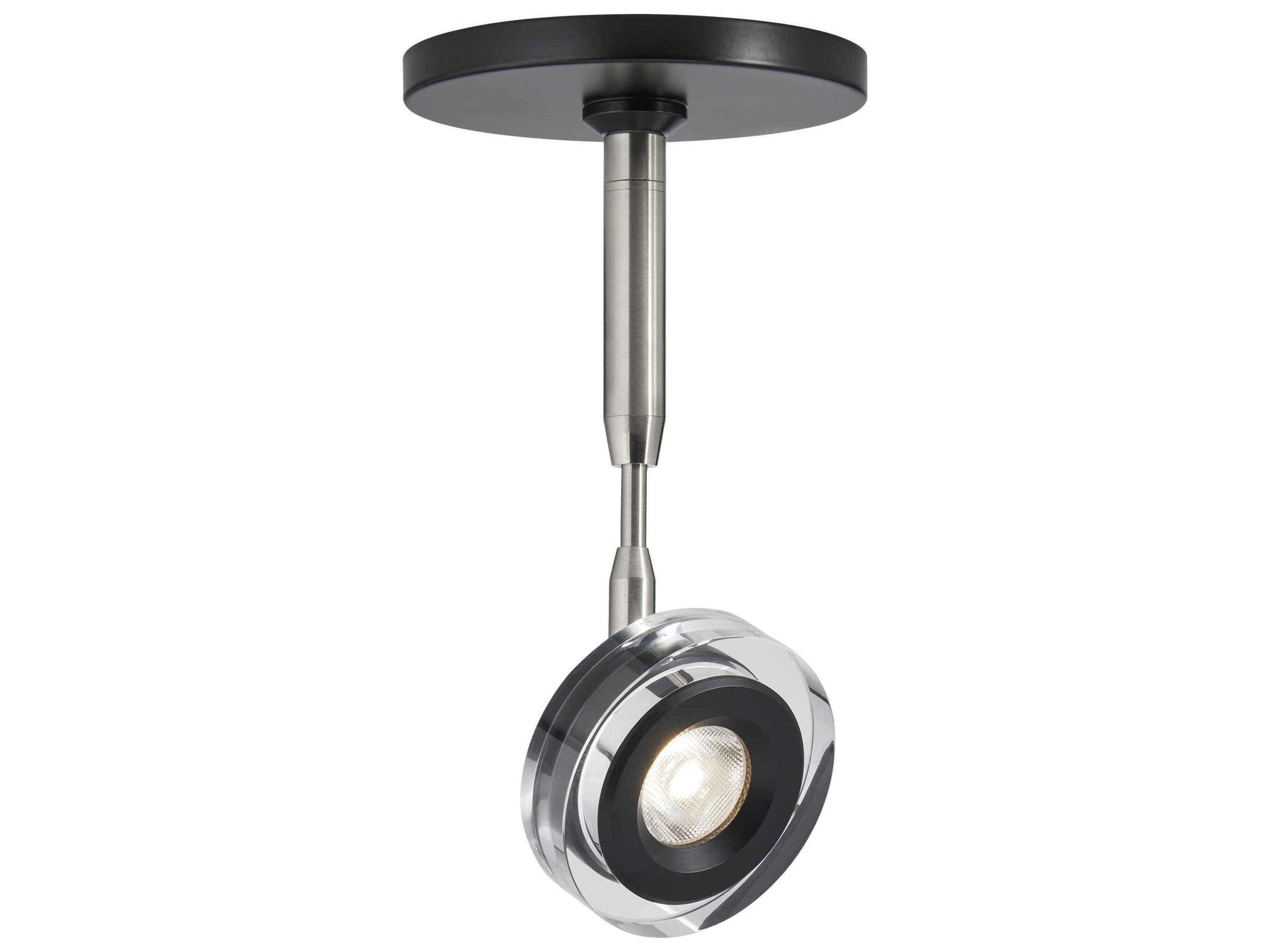 Visual Comfort Modern Brim 1-Light Matte Black Round Spot Light