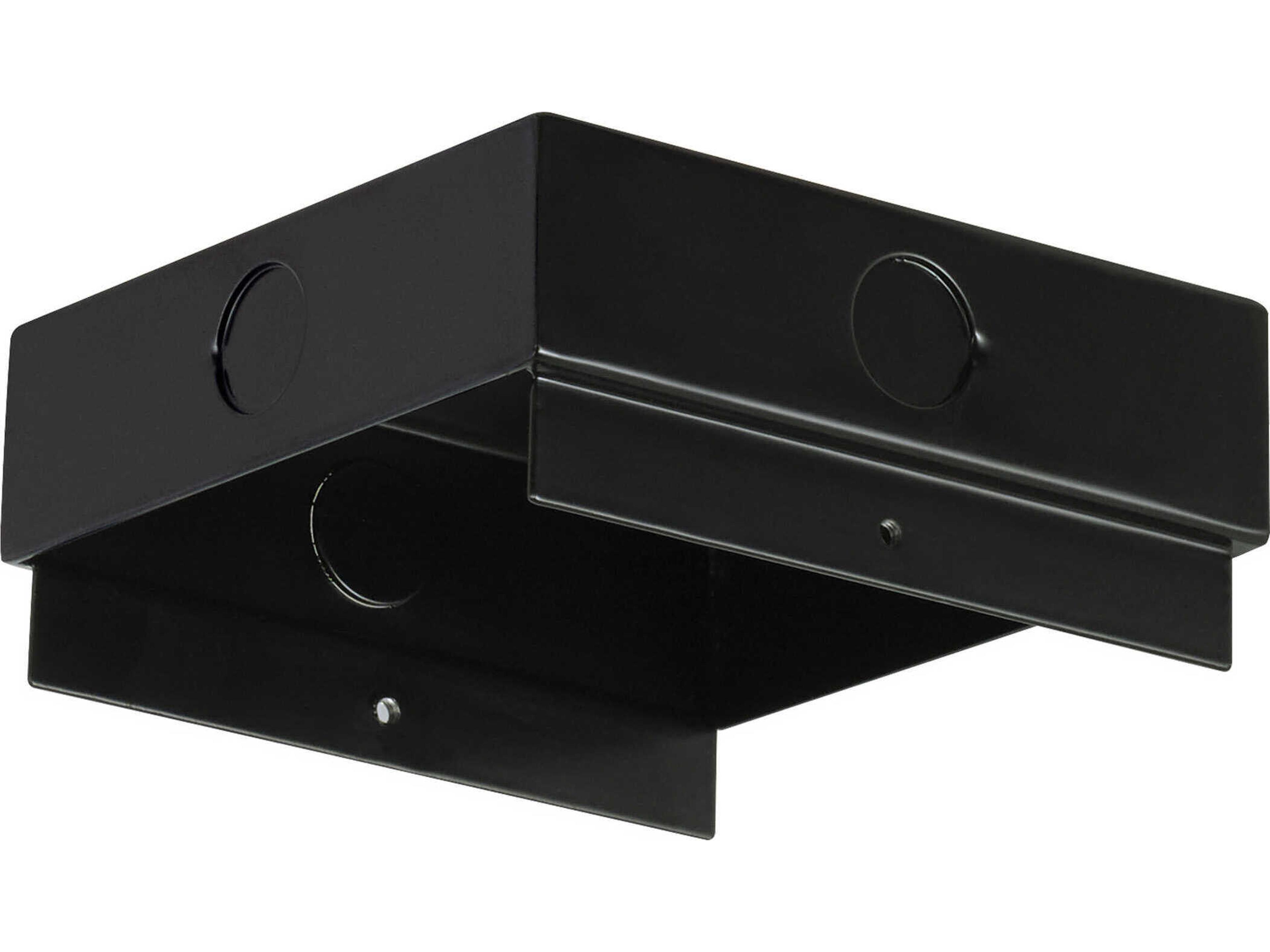 Visual Comfort Modern Exo Matte Black Ceiling Junction Box