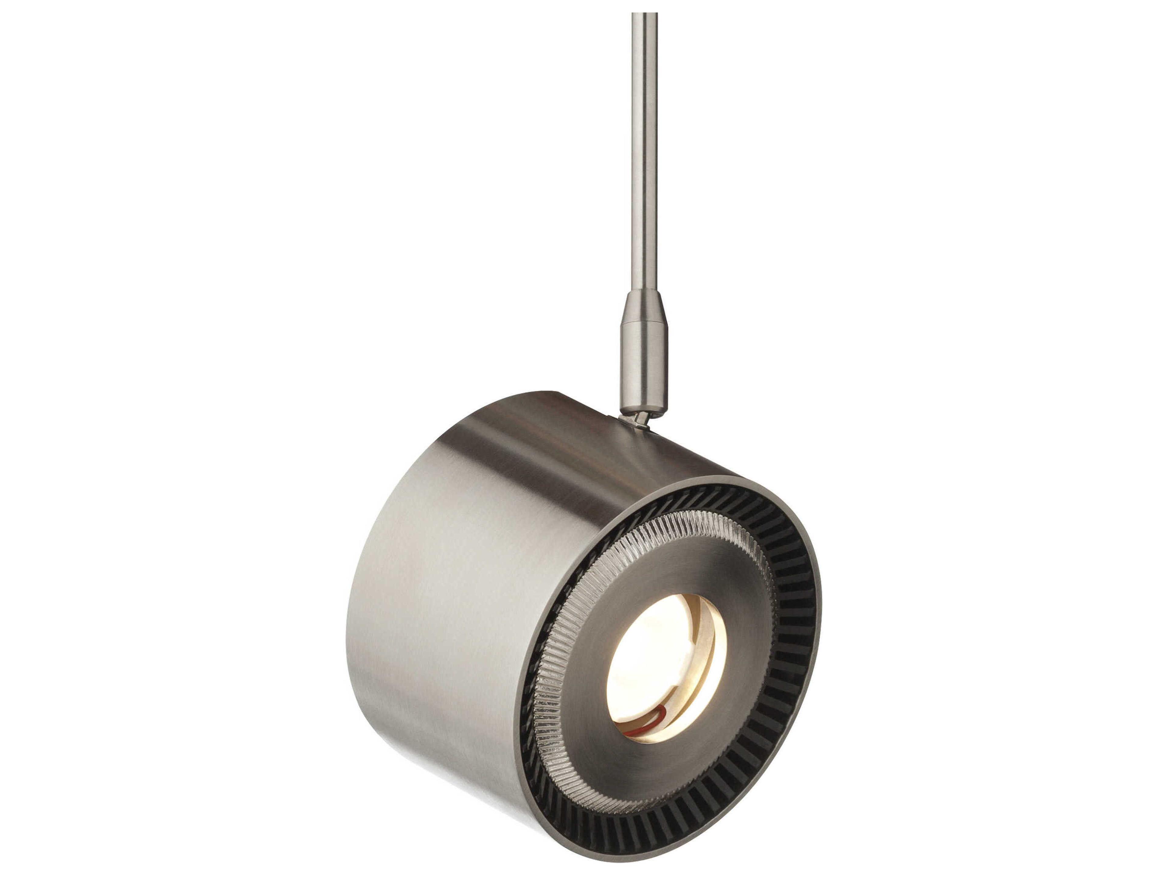 Visual Comfort Modern Iso 1-Light Satin Nickel Round Spot Light