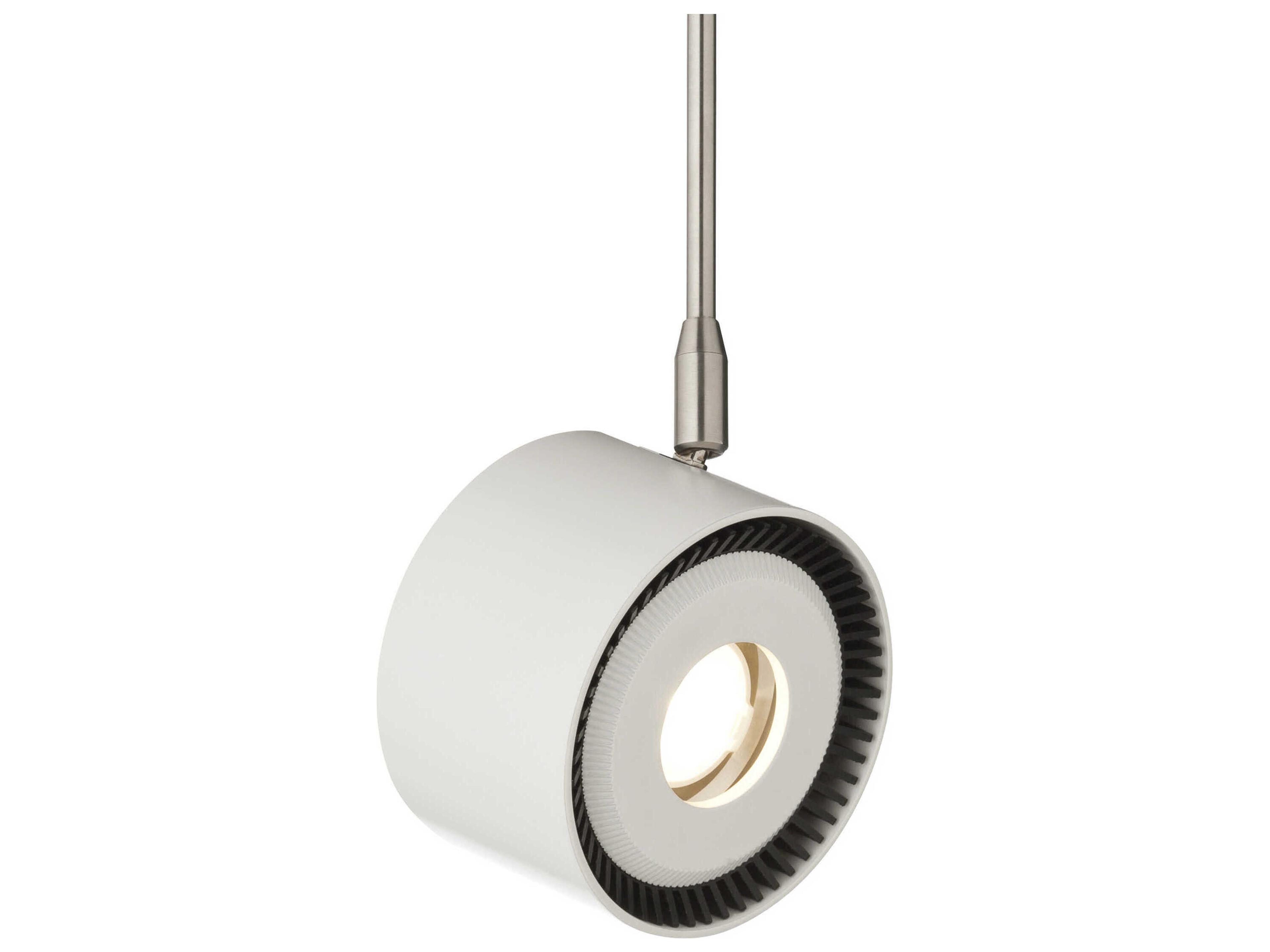 Visual Comfort Modern Iso 1-Light White Round Spot Light