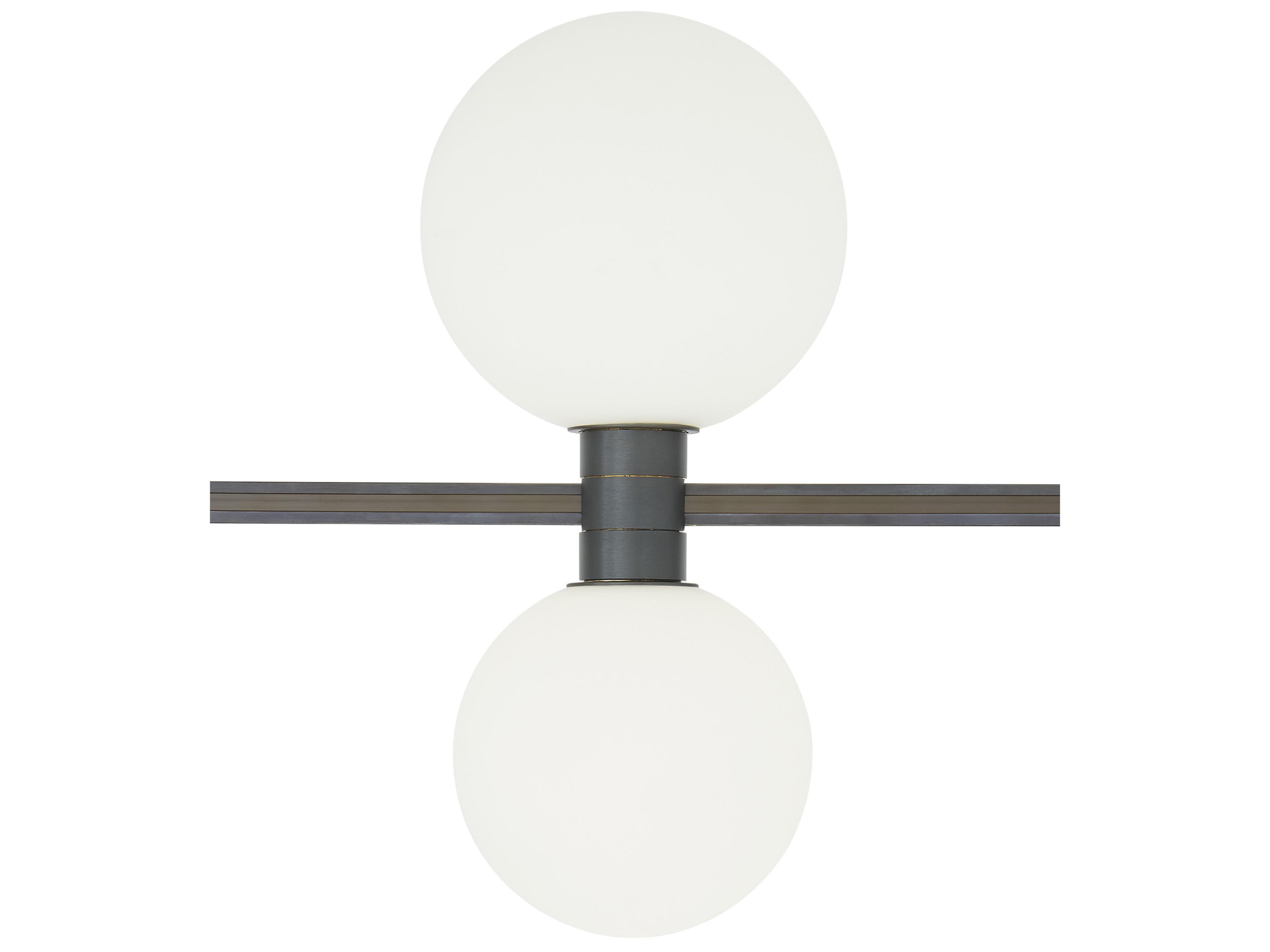 Visual Comfort Modern Orbs 1-Light Antique Bronze Globe Spot Light