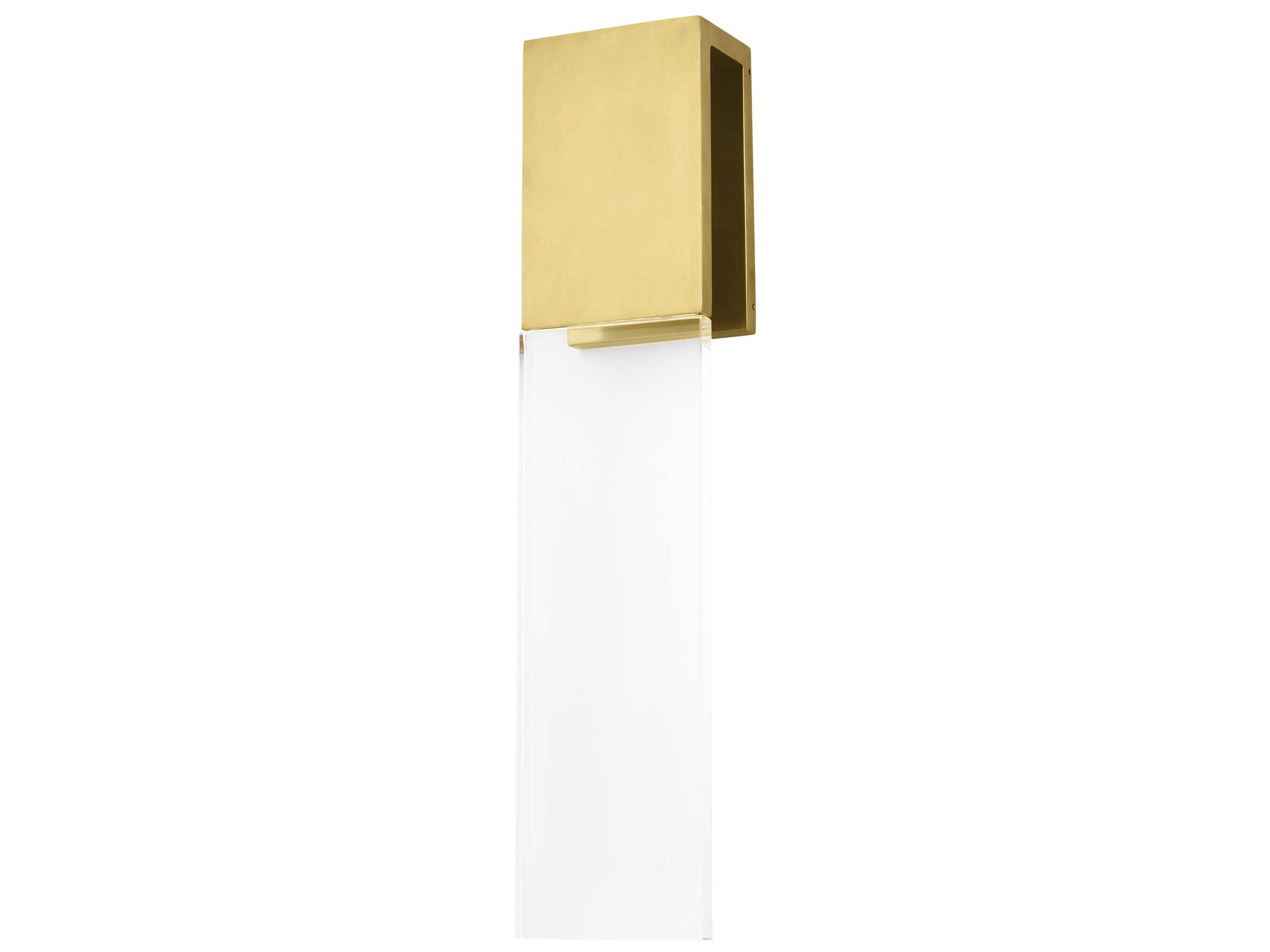 Visual Comfort Modern Kulma 1-Light Natural Brass Wall Sconce